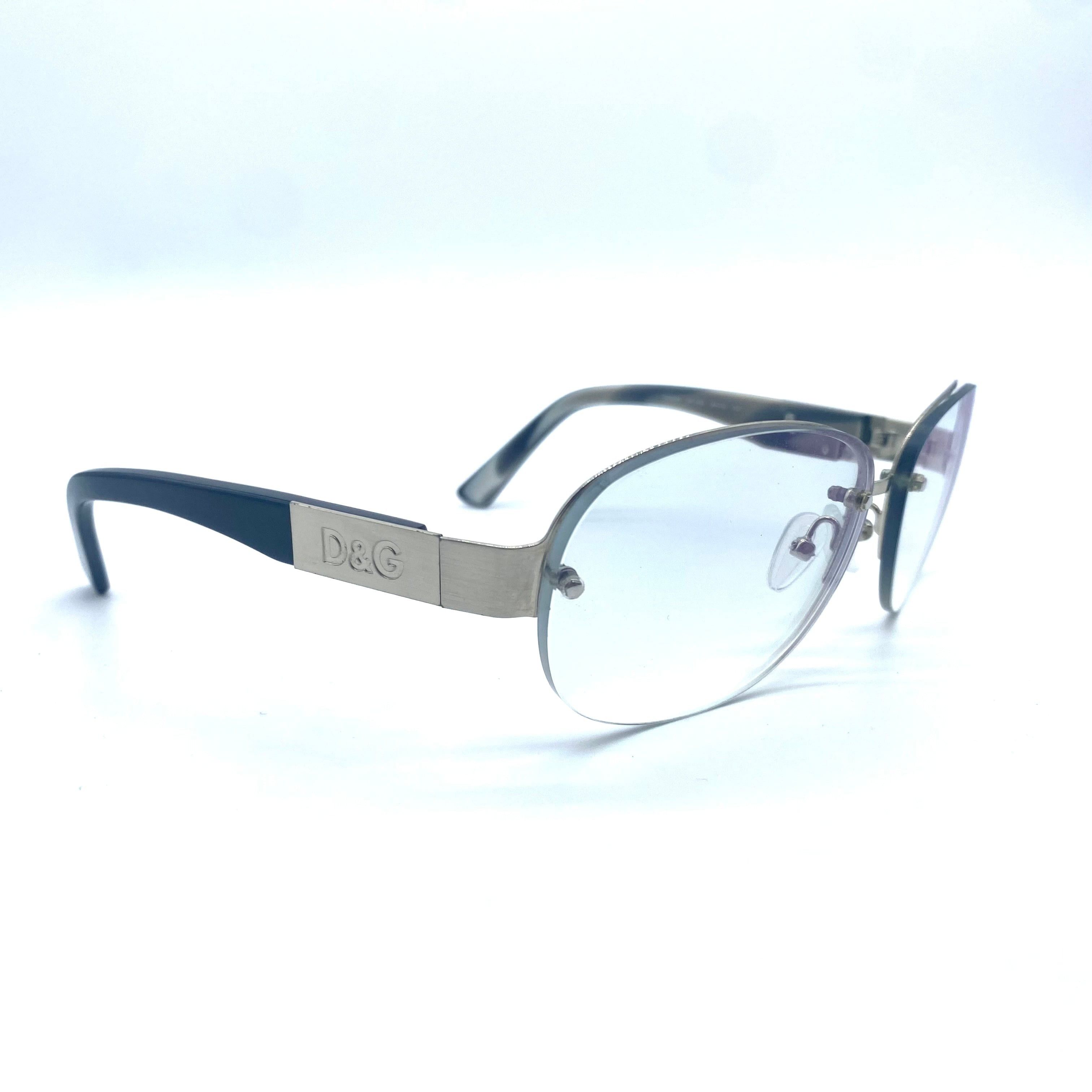 Dolce & Gabbana Vintage D&G prescription Eye- Glasses Silver Size ONE SIZE - 3 Thumbnail