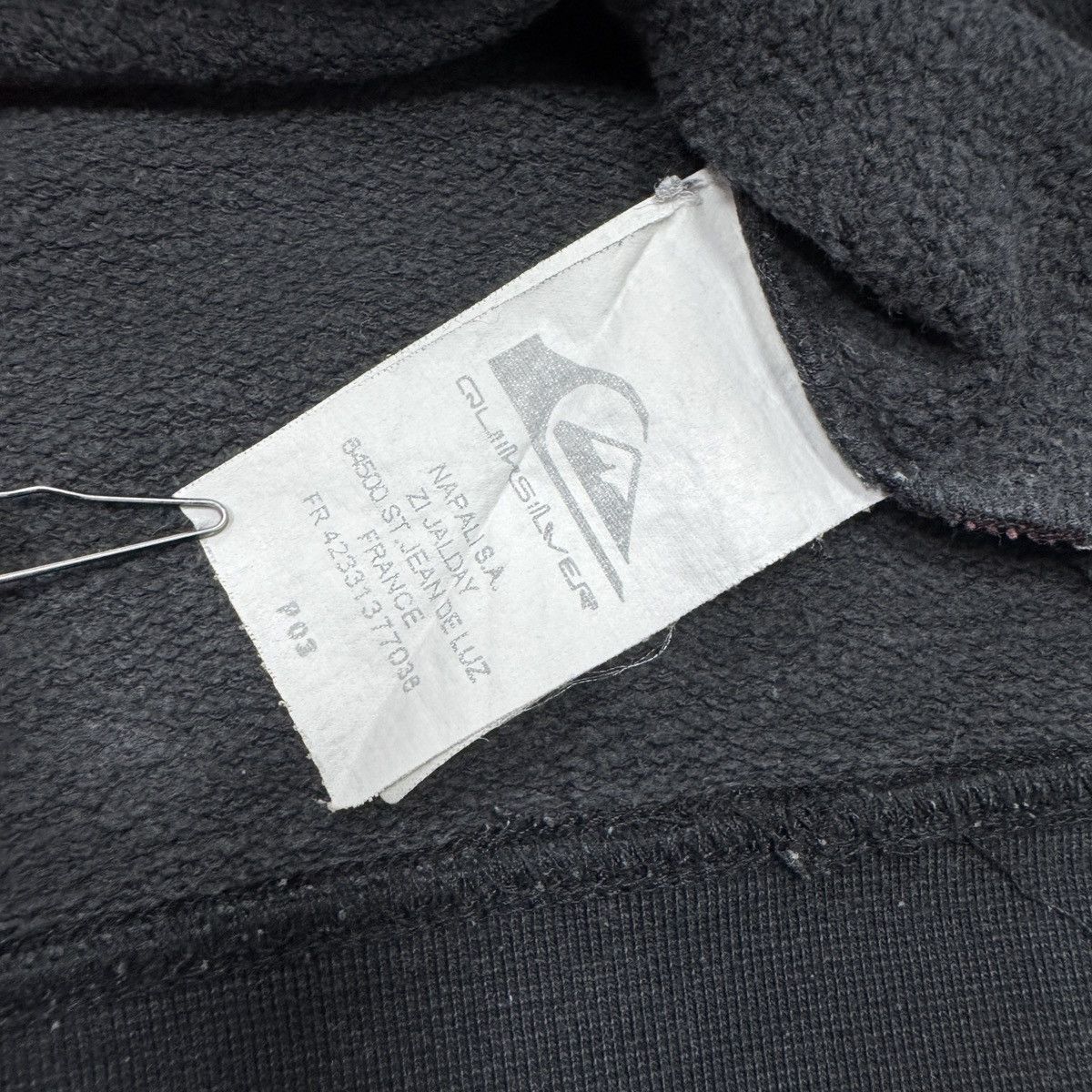 Quiksilver × Vintage Vintage Quiksilver Velour Logo Sweatshirt Size S Size US S / EU 44-46 / 1 - 12 Thumbnail