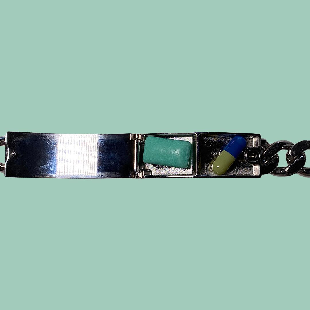 Dior Dior 2004 John Galliano Cuban Link Stash Spot Bracelet Size ONE SIZE - 4 Thumbnail