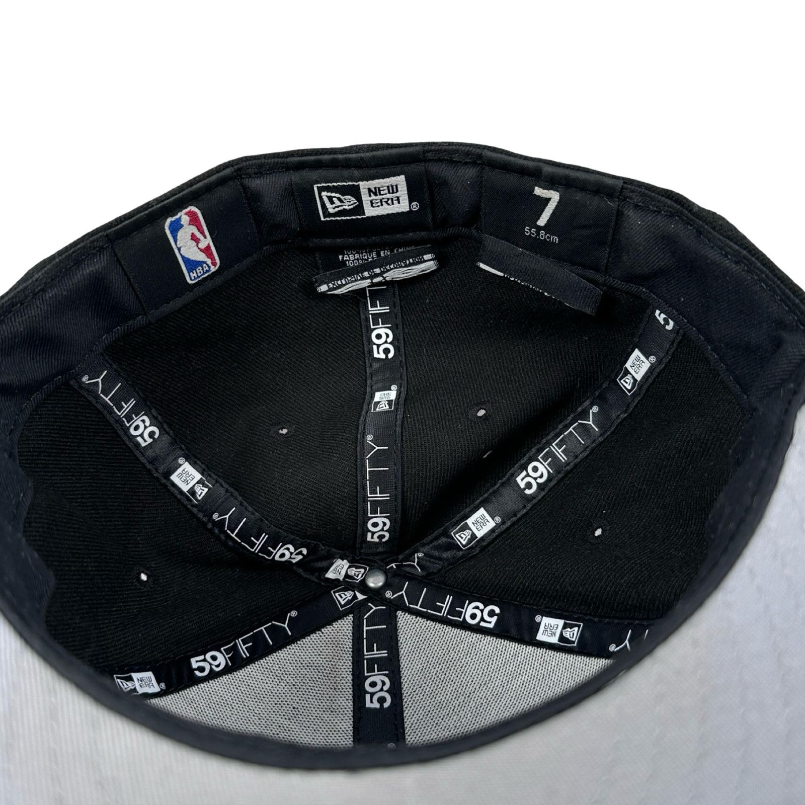 New Era New Era 59FIFTY Cleveland Cavaliers Fitted Hat 7 Black White Size ONE SIZE - 7 Thumbnail