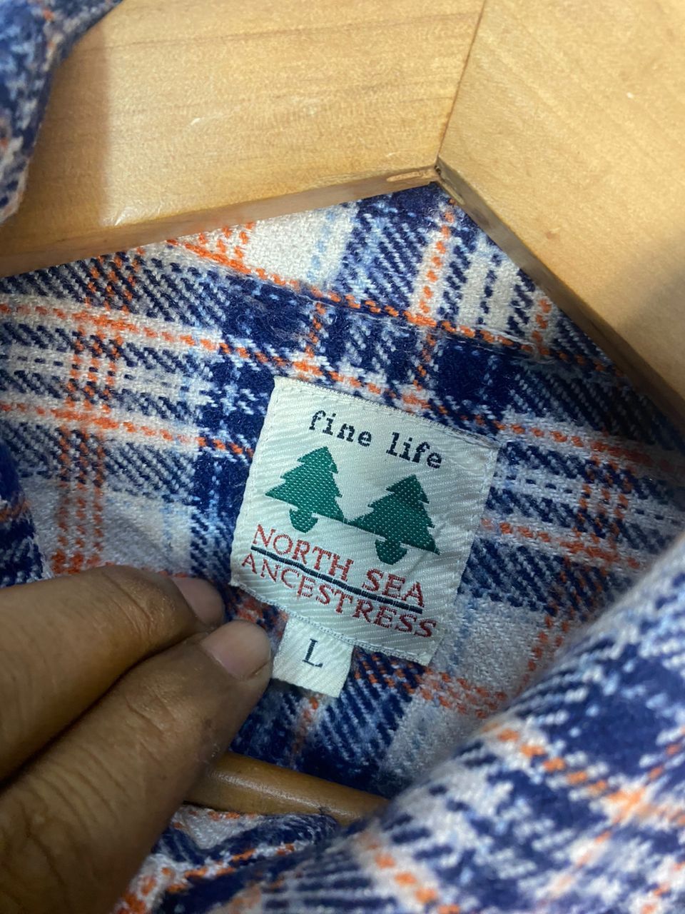 Flannel × Japanese Brand North sea ancestress flannel button up shirt Size US M / EU 48-50 / 2 - 6 Thumbnail
