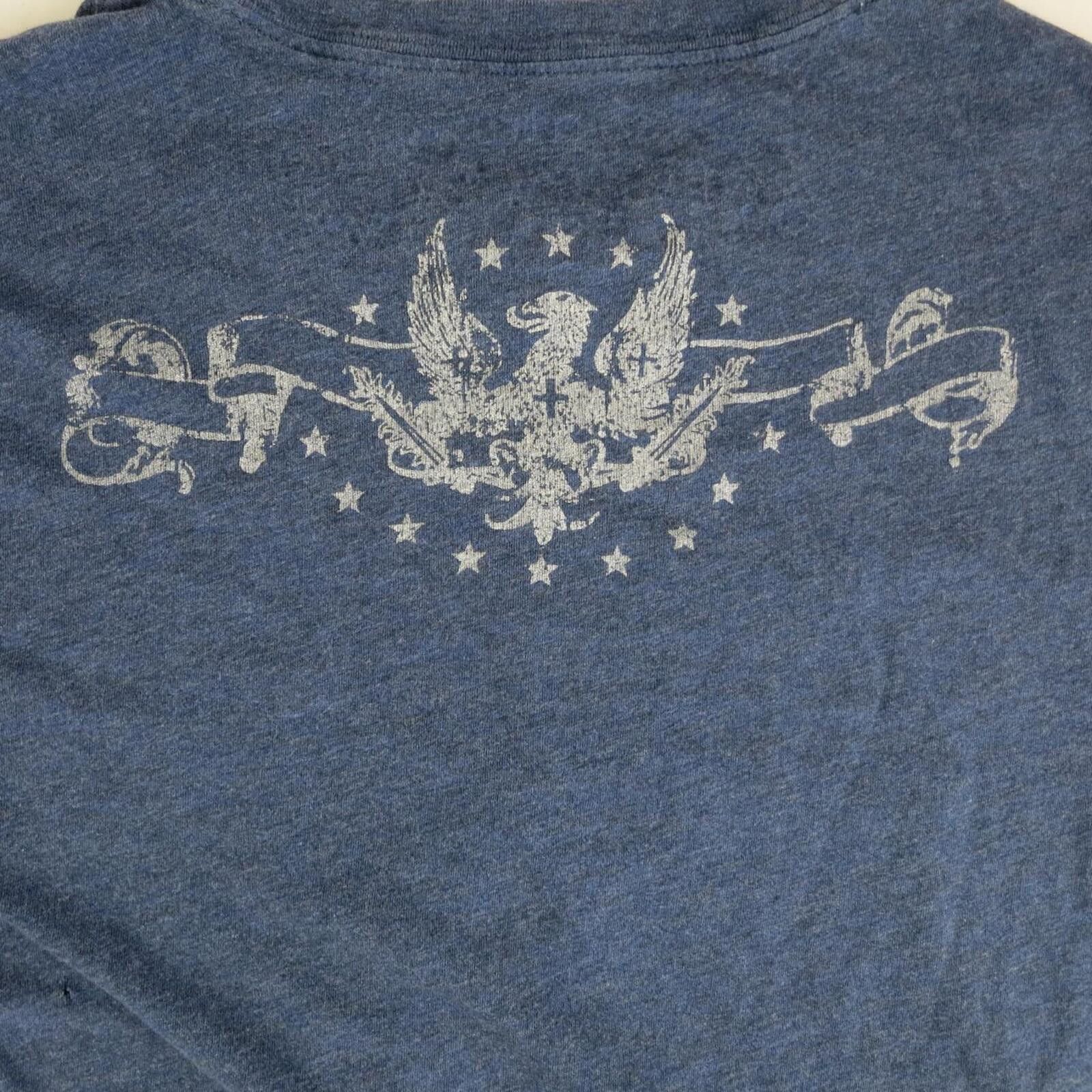 Express Express Blue Graphic Print Cotton T-Shirt Size L Size US L / EU 52-54 / 3 - 5 Thumbnail