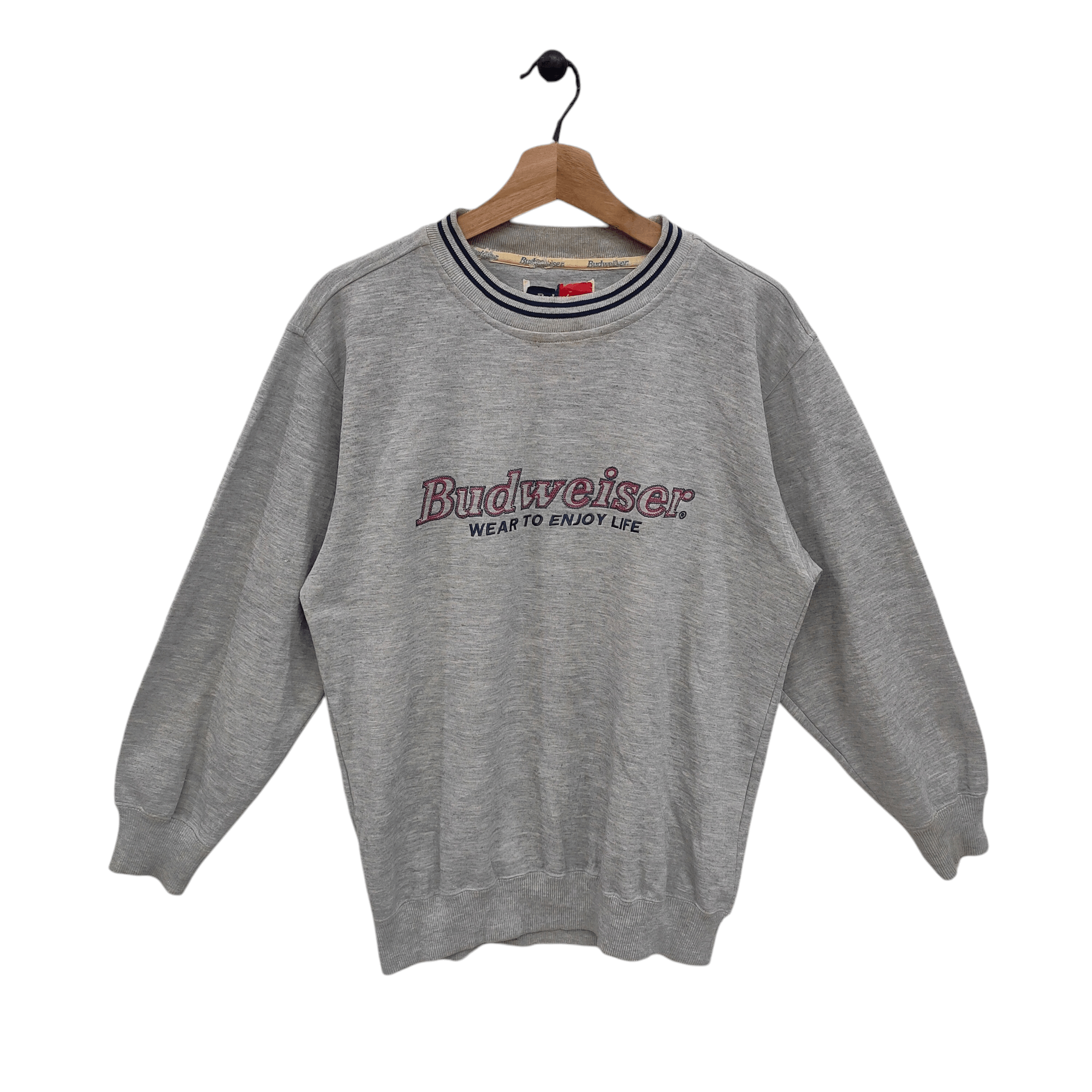 Budweiser × Vintage 80s Budweiser Sweatshirt Size US M / EU 48-50 / 2 - 1 Thumbnail