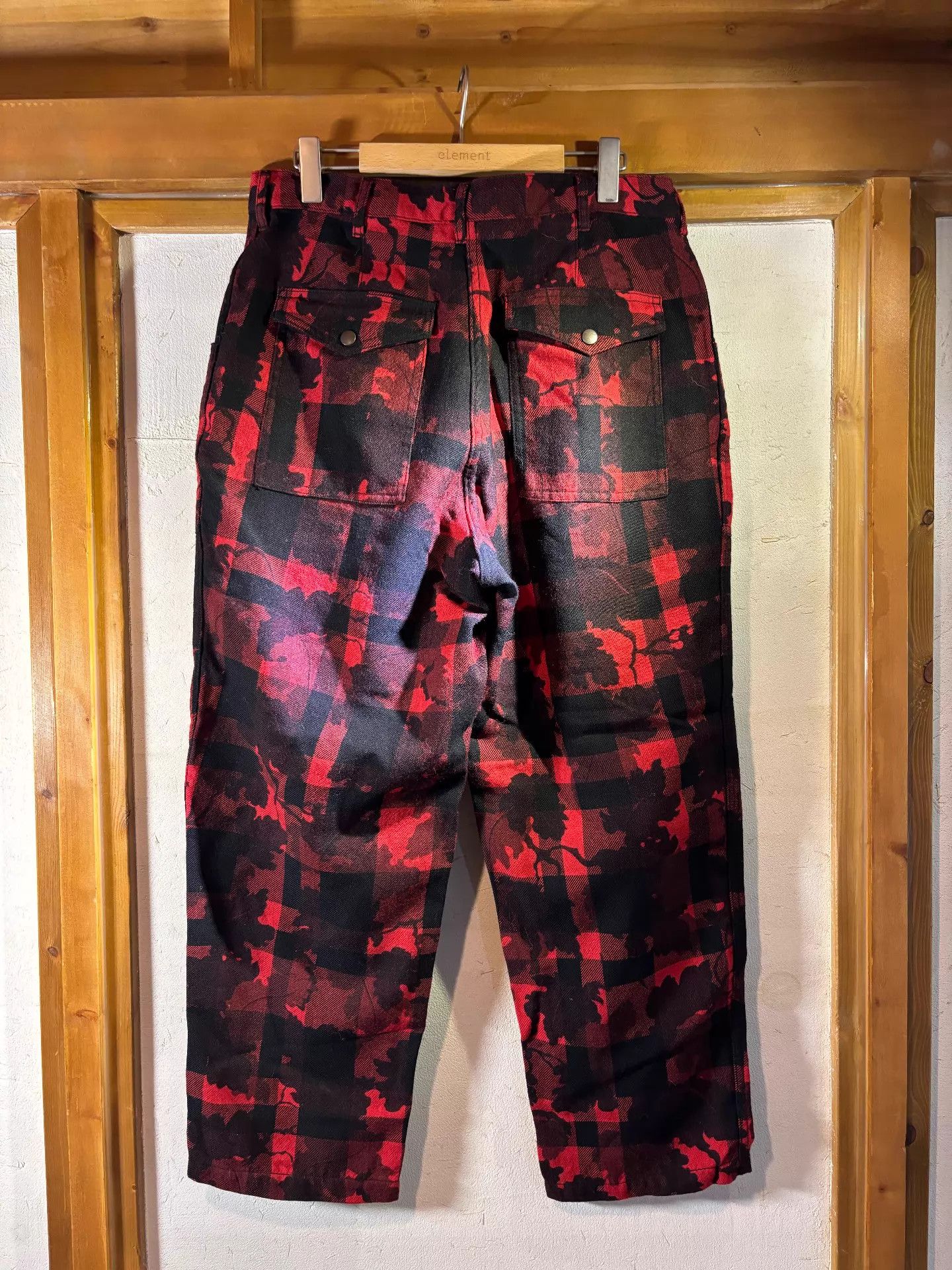 Beams Plus beams plus red leaf camo check hunting pants L Size US 34 / EU 50 - 6 Thumbnail