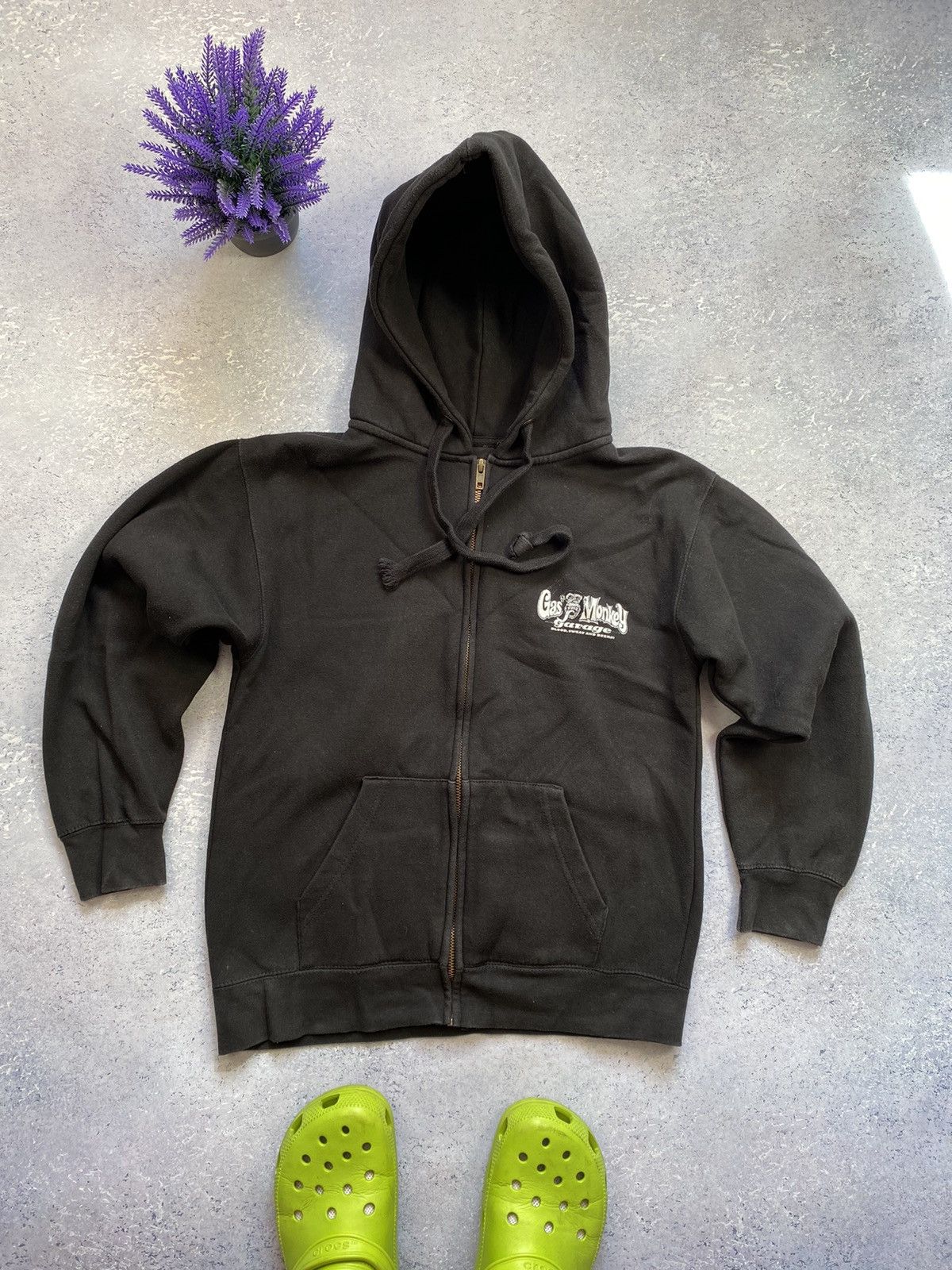 Band Tees Gas Monkey Full Zip Up Hoodie with Big Logo Size US S / EU 44-46 / 1 - 5 Thumbnail