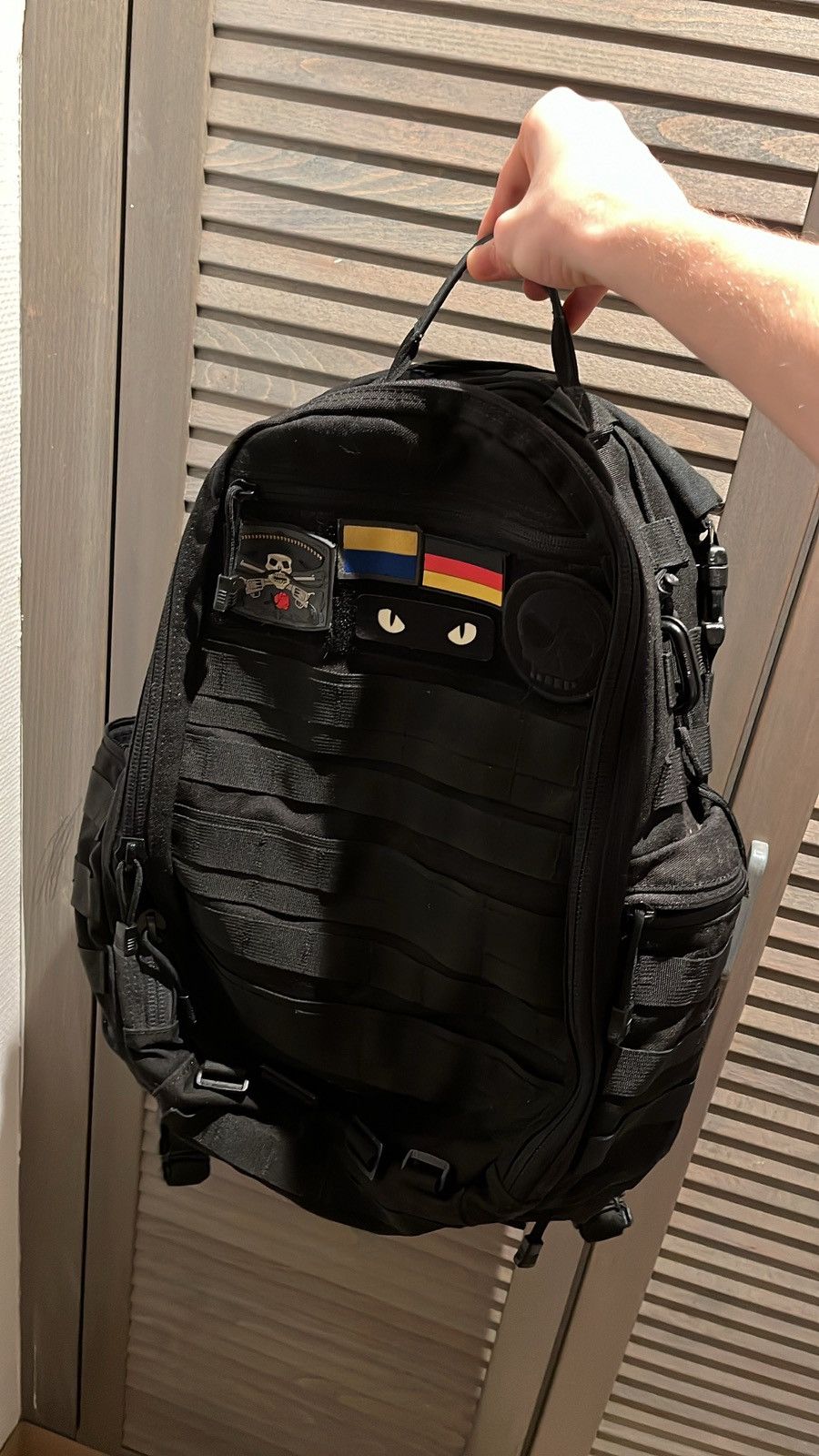TRIPLE AUGHT DESIGN ARMY BLACK BAG