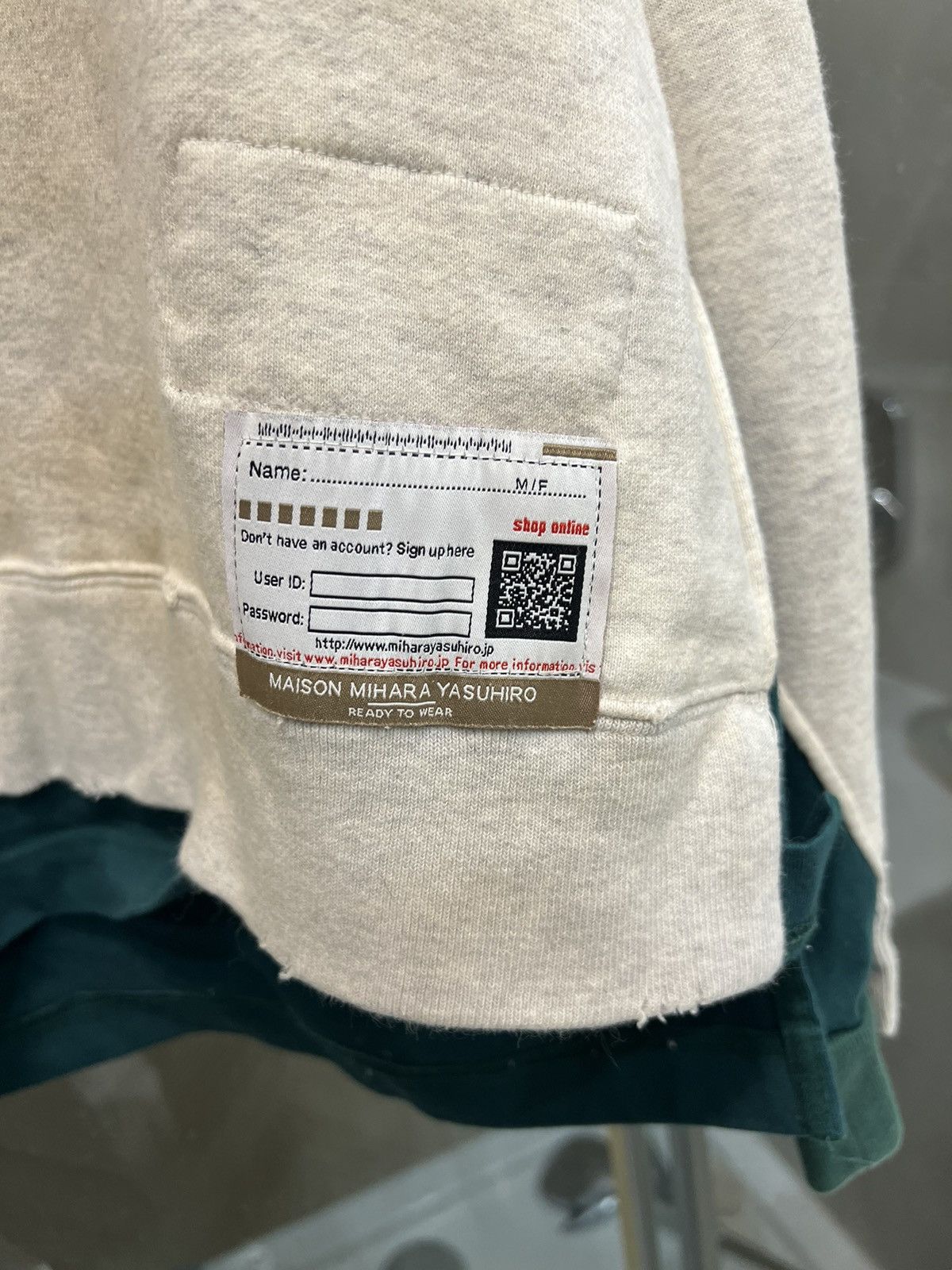 Japanese Brand × Maison MIHARA YASUHIRO Layered distressed Lets Sing Tomorrow Sweatshirt Size US M / EU 48-50 / 2 - 3 Thumbnail
