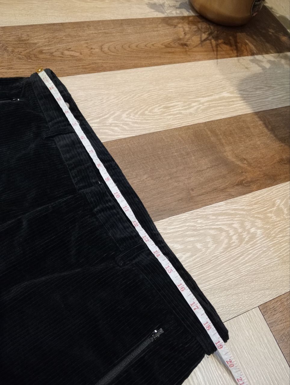 Emporio Armani EMPORIO ARMANI MATT LINE BLACK CORDUROY PANTS Size US 38 / EU 54 - 10 Thumbnail