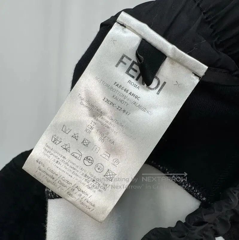 Fendi Fendi Color Block Cotton Blend Casual Pants . Size US 26 / EU 42 - 7 Thumbnail