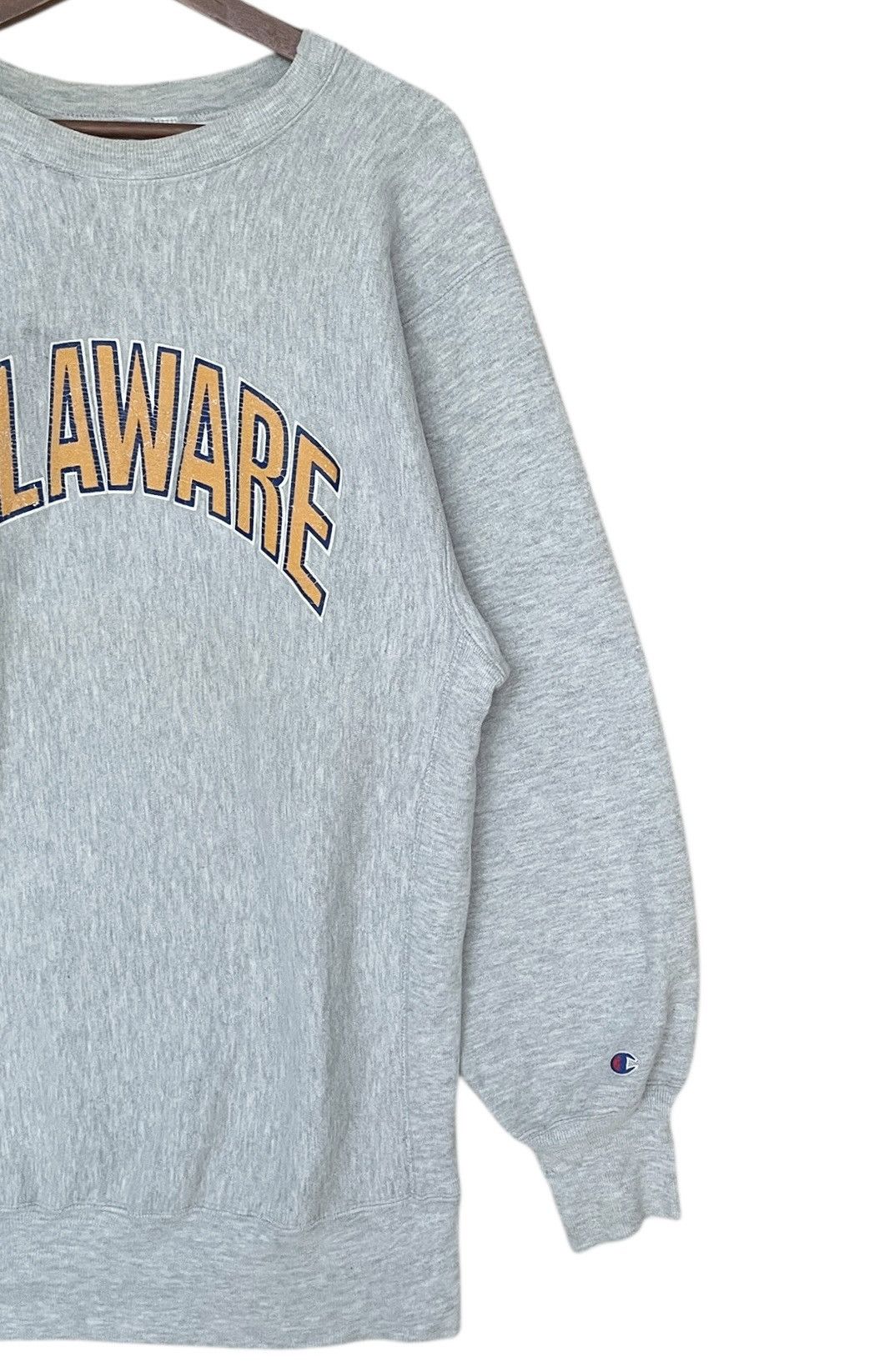 Champion × Vintage Vintage Champion Reverse Weave Delaware Sweatshirt 1990s Size US XXL / EU 58 / 5 - 4 Thumbnail