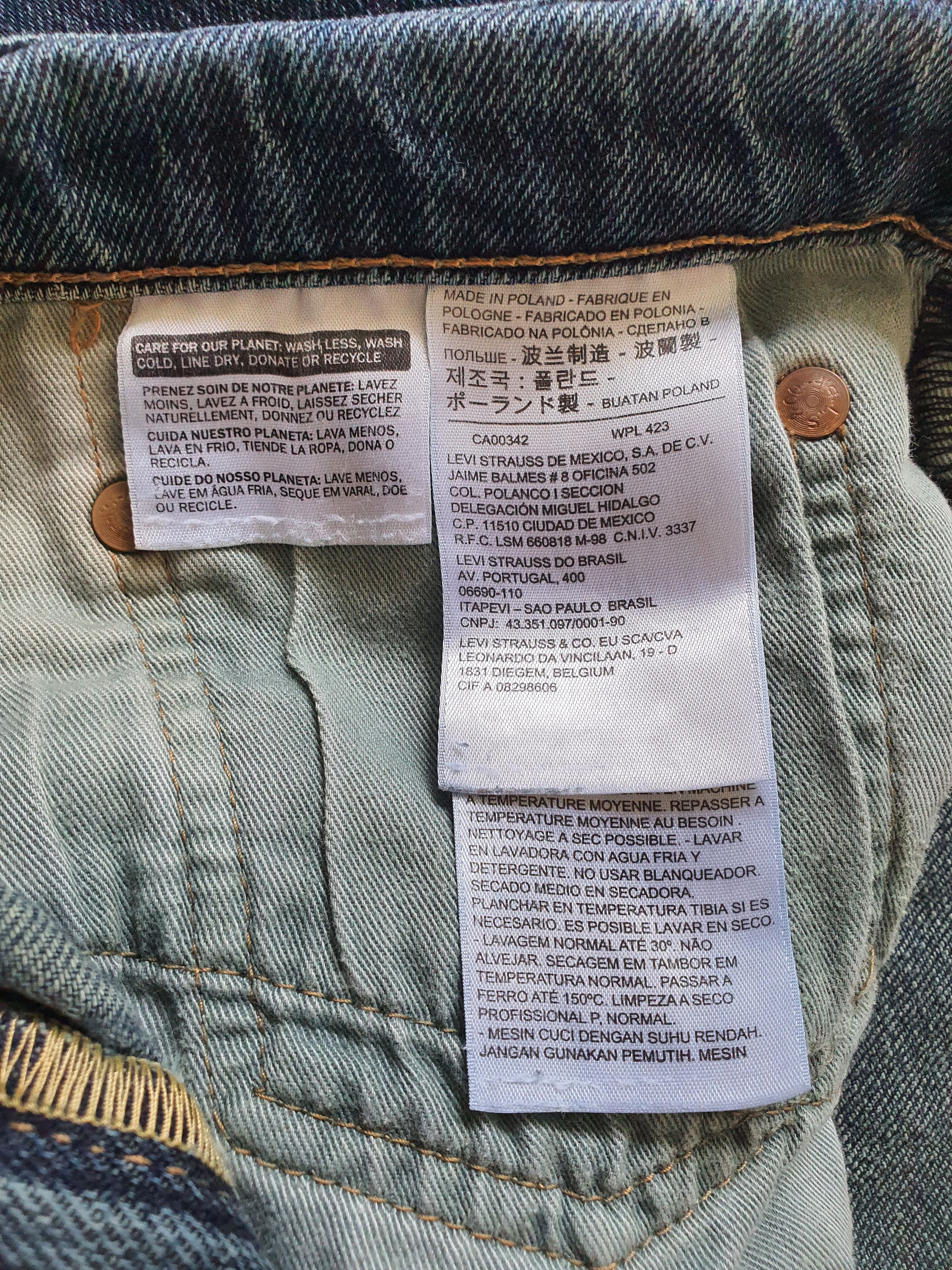 Levi's PREMIUM (Big E) 511 Slim Durian Denim Jeans (04511-3720) Size US 36 / EU 52 - 7 Thumbnail