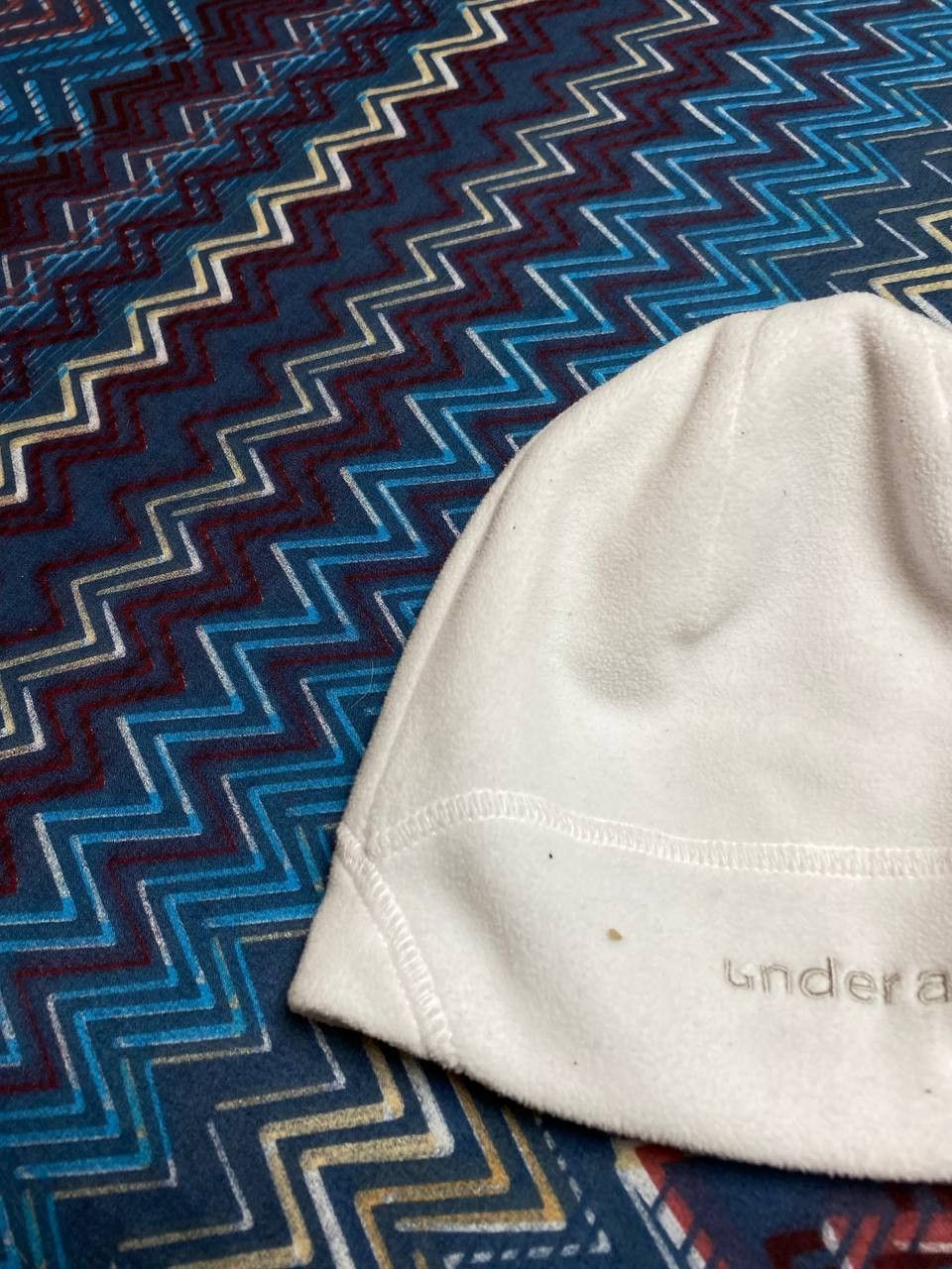 Under Armour Hats white big logo Vintage Under Armour Y2K Streetwear Size ONE SIZE - 11 Thumbnail