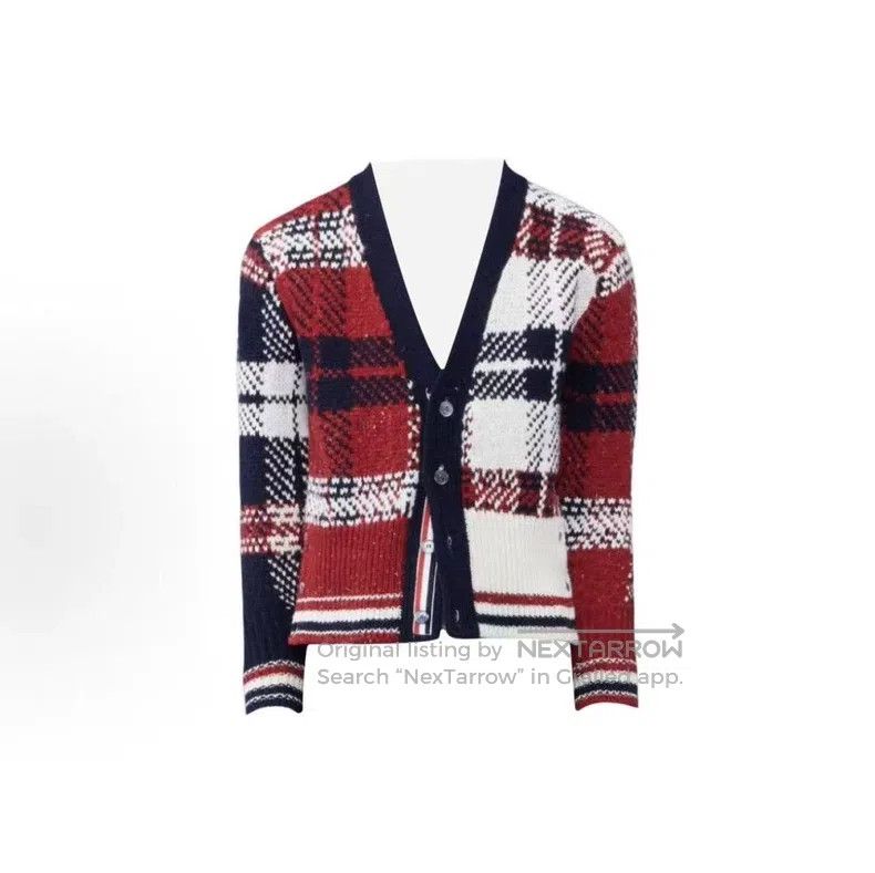 Thom Browne Thom Browne Gingham Knit Sweater Size US L / EU 52-54 / 3 - 3 Thumbnail