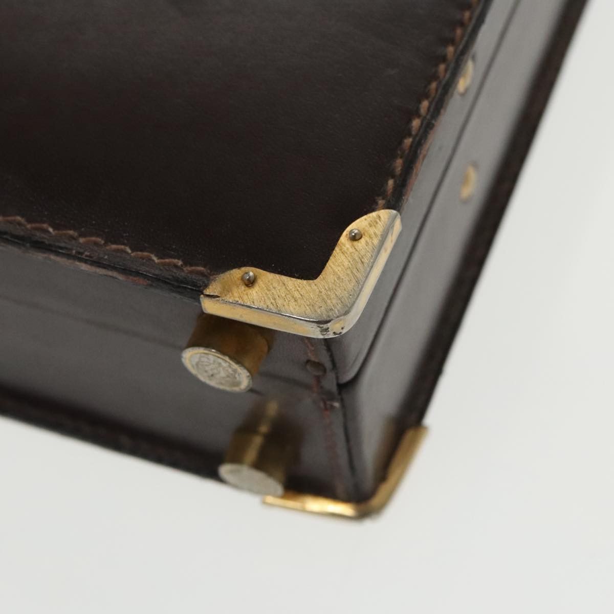 Loewe LOEWE Anagram Trunk Leather Brown Size ONE SIZE - 11 Thumbnail