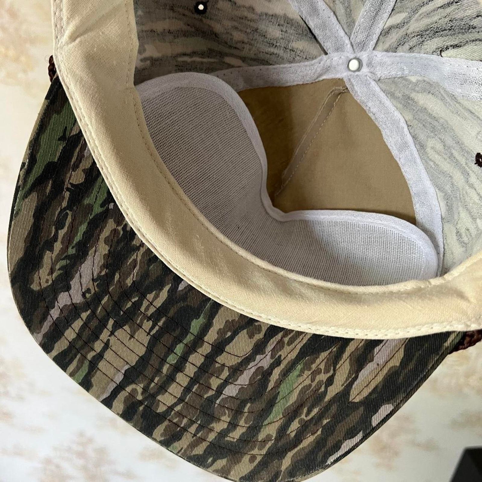 Vintage Vintage 80s Pekin Gun Hat | Trebark Camo Roper Snapback Size ONE SIZE - 8 Thumbnail