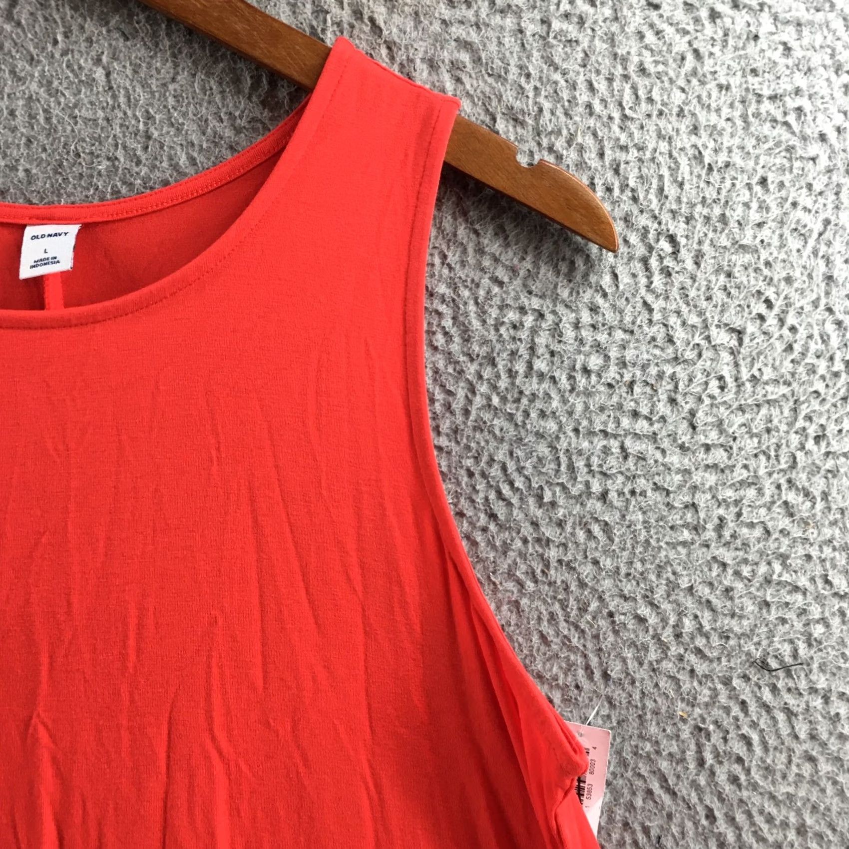 Old Navy Old Navy Sleeveless Swing Dress Womens L Orange Casual NEW Pullover Crew Neck Size L / US 10 / IT 46 - 4 Thumbnail