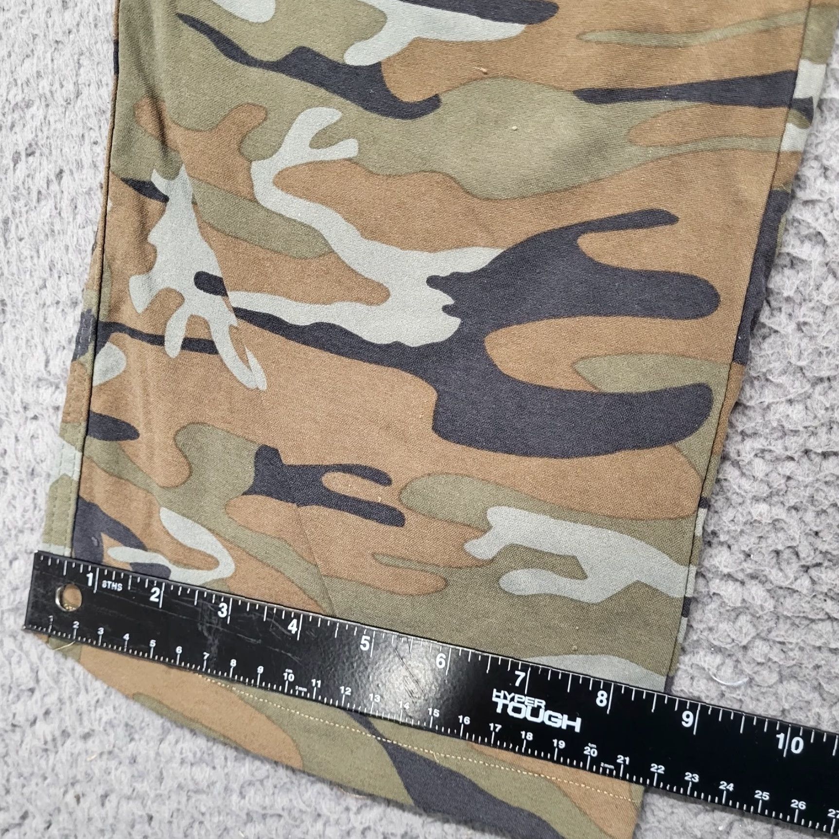 Wrangler Wrangler Outdoor Series Pants Mens 34x29.5 Brown Camo Stretch Lightweight Outdoor Cargo Pants Mens Reg/Regular Size US 34 / EU 50 - 5 Thumbnail