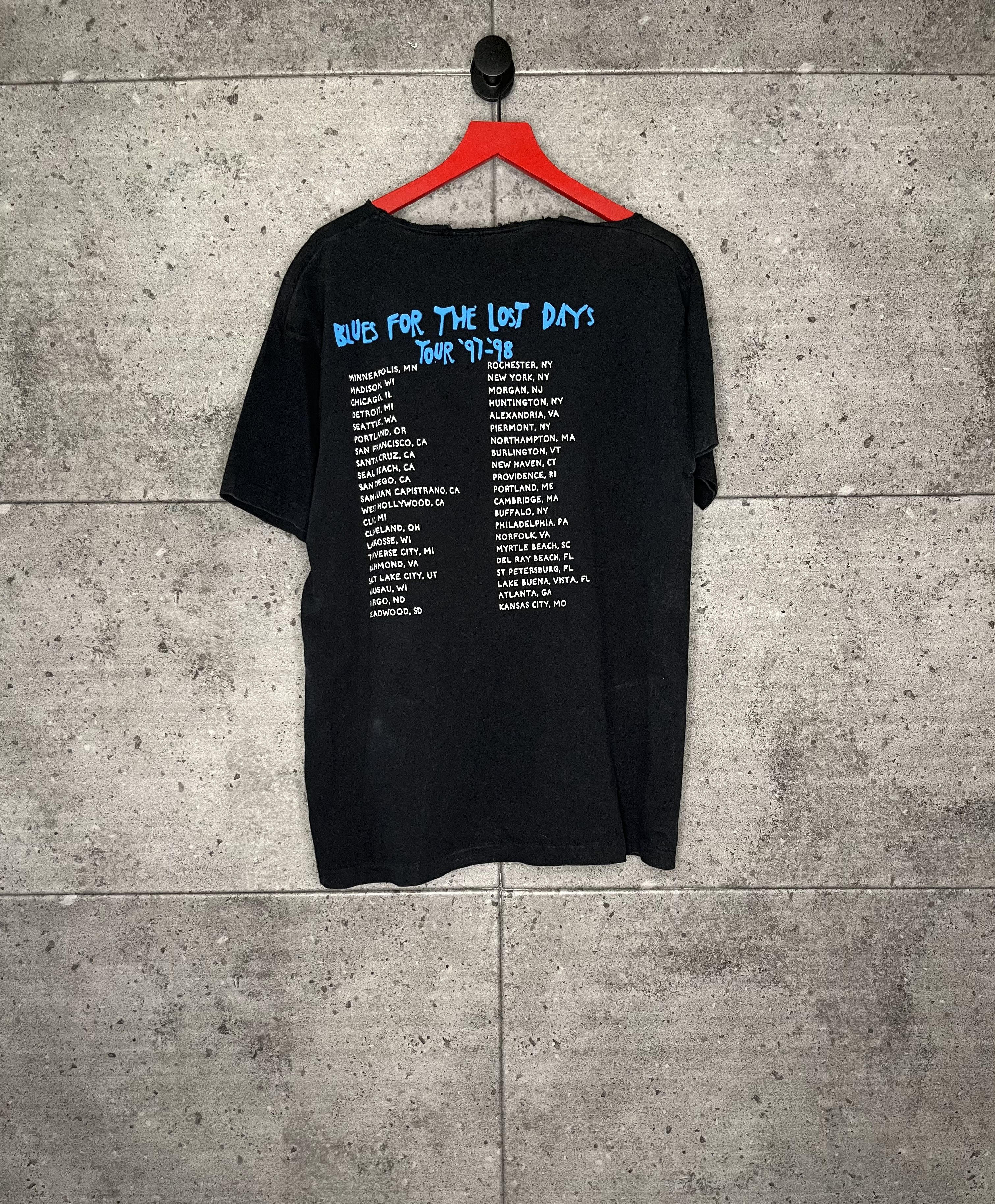 Band Tees × Vintage Vintage blues the lost days 97 tour band t shirt Size US XL / EU 56 / 4 - 2 Thumbnail