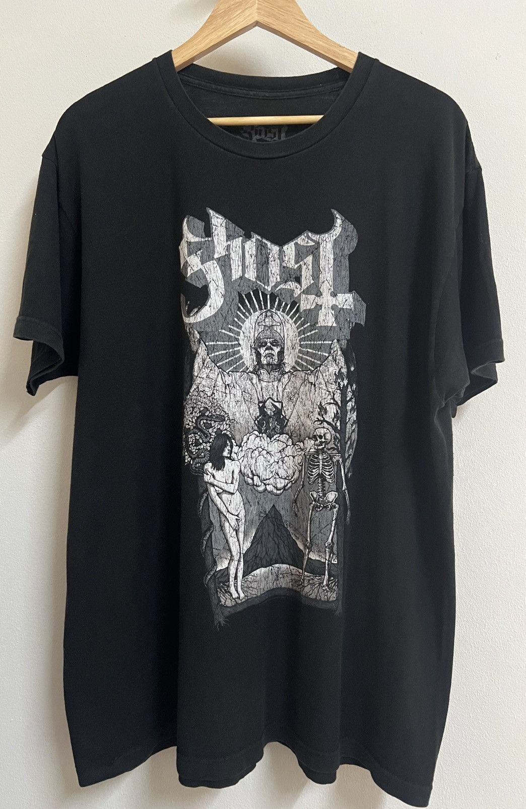 Band Tees Ghost Opus Eponymous Black Band Tee XL Rare Size US XL / EU 56 / 4 - 1 Thumbnail
