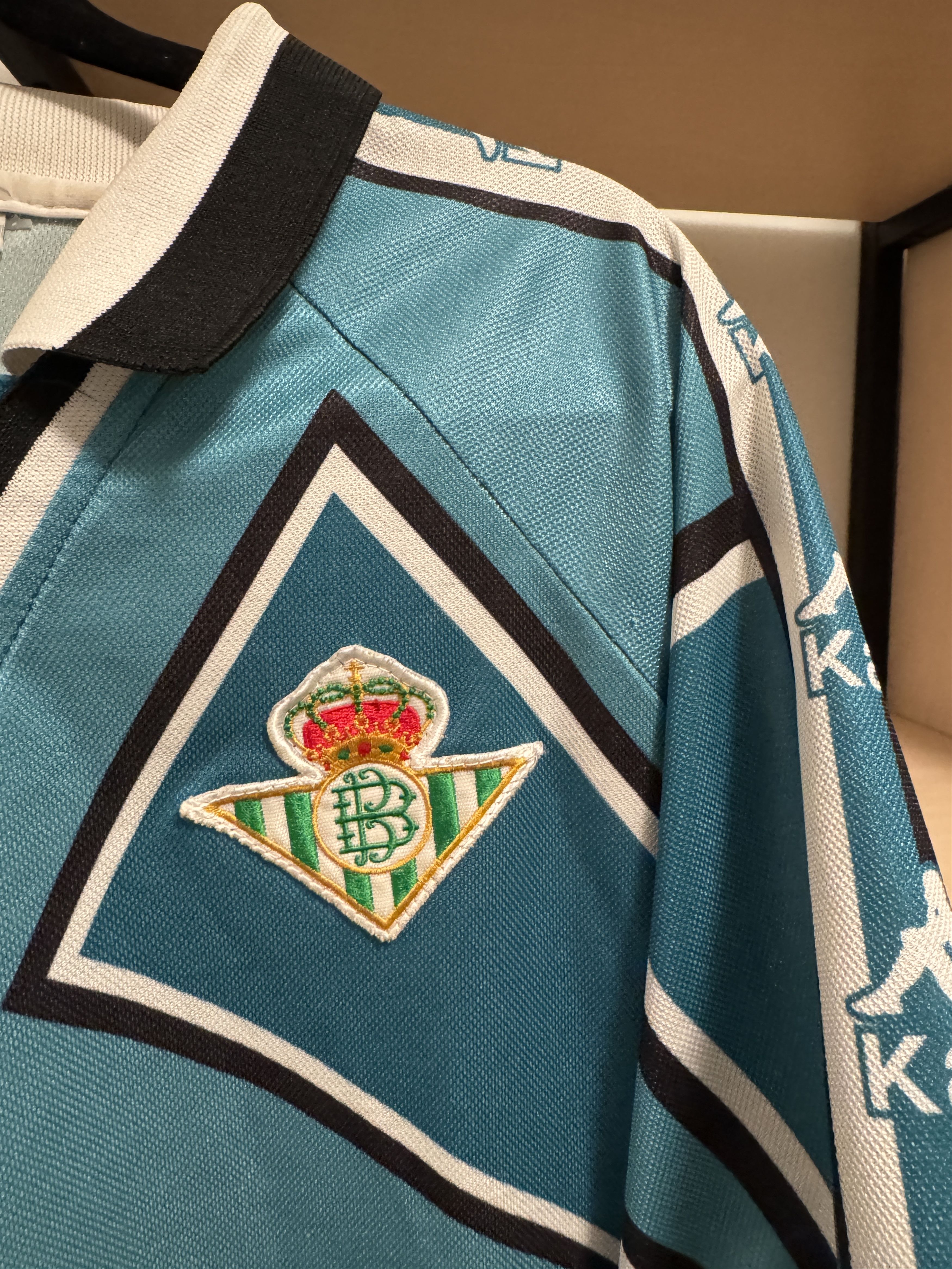 Kappa REAL BETIS 1997 KAPPA AWAY SOCCER JERSEY FOOTBALL KIT Size US XL / EU 56 / 4 - 2 Thumbnail