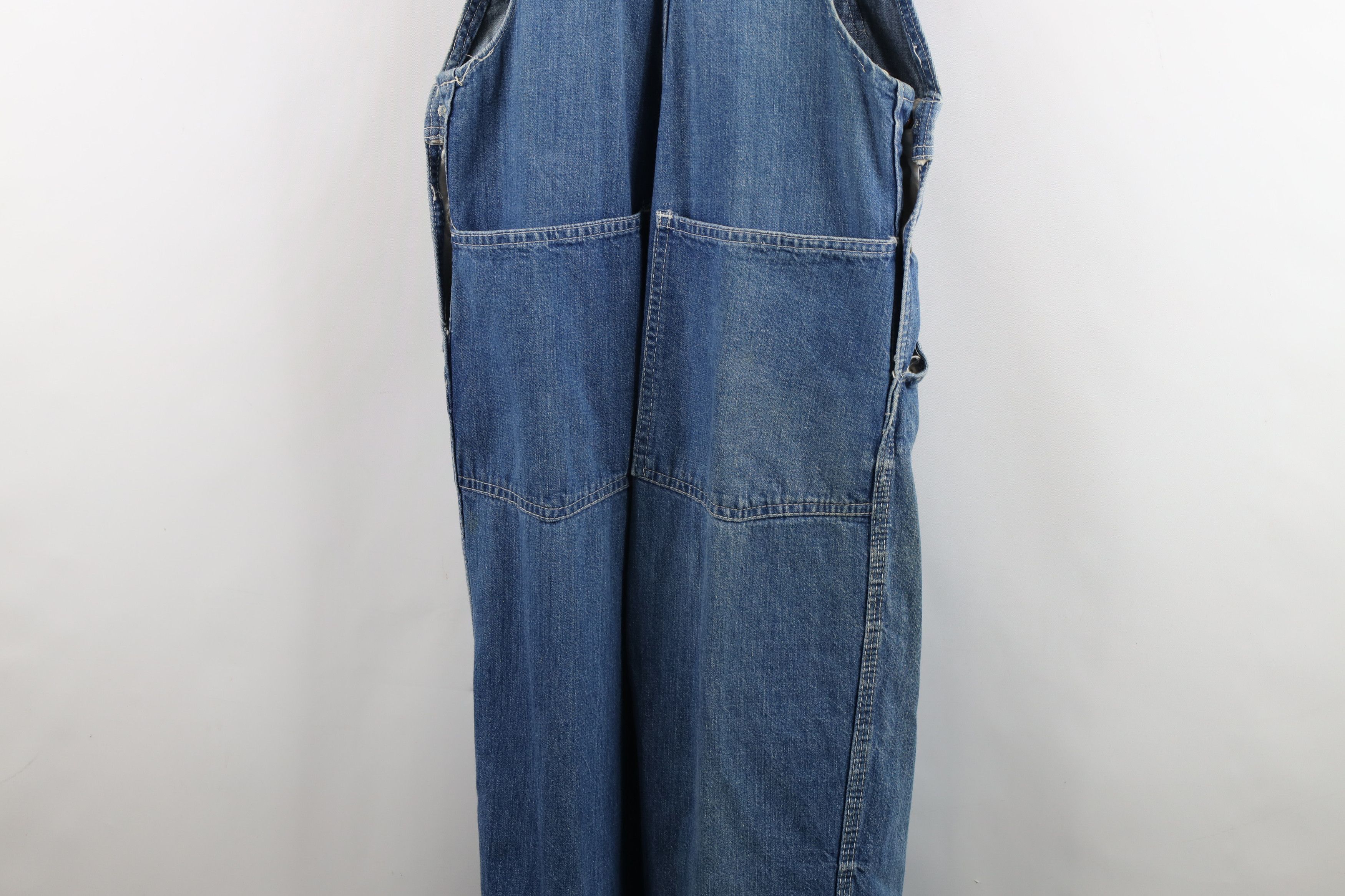 Oshkosh Vintage 60s OshKosh B'Gosh Vestbak Union Made Denim Overalls Size US 30 / EU 46 - 16 Thumbnail