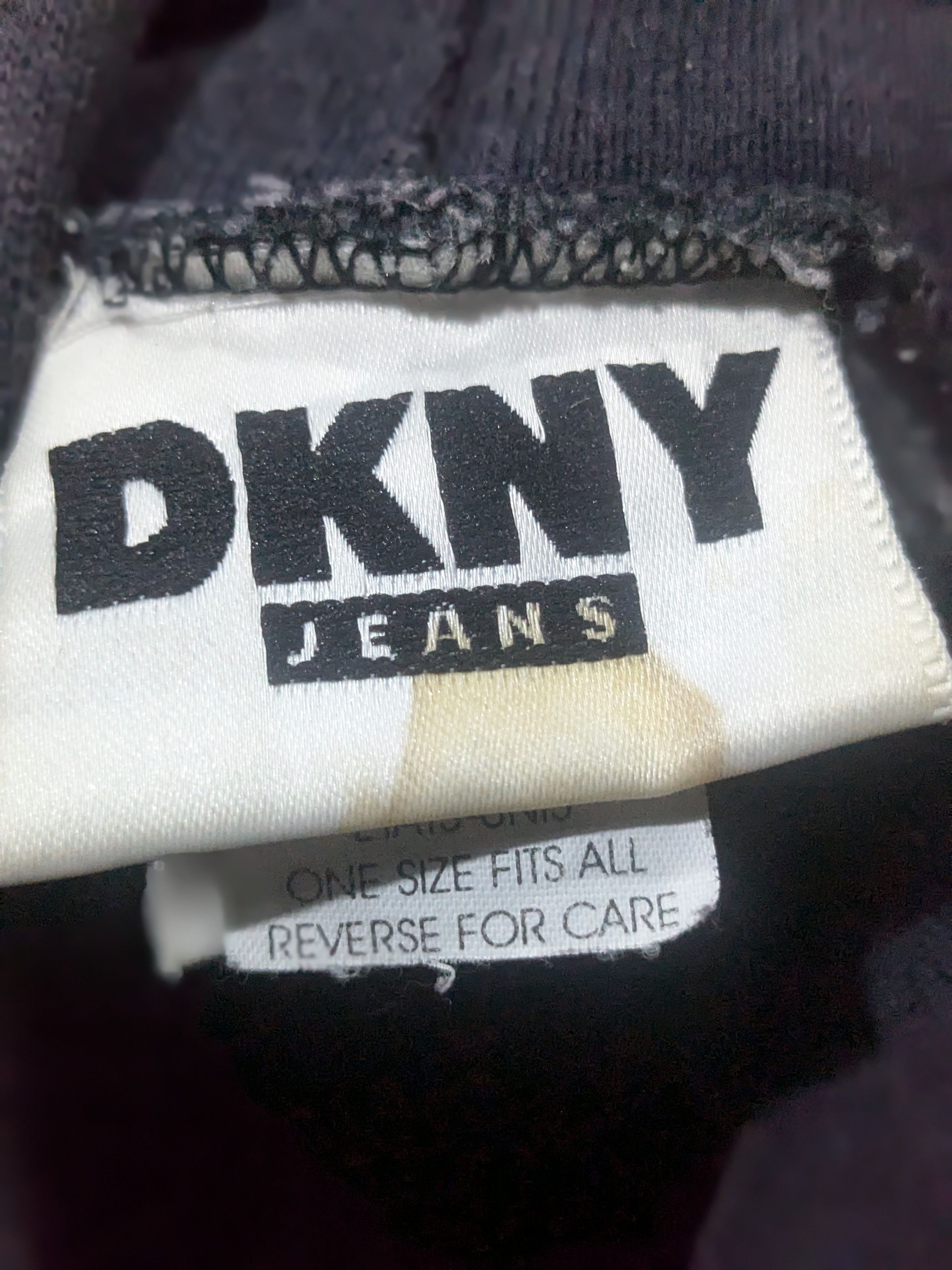 DKNY dkny hoodie pullover black size large made in USA vintage Size US L / EU 52-54 / 3 - 8 Thumbnail