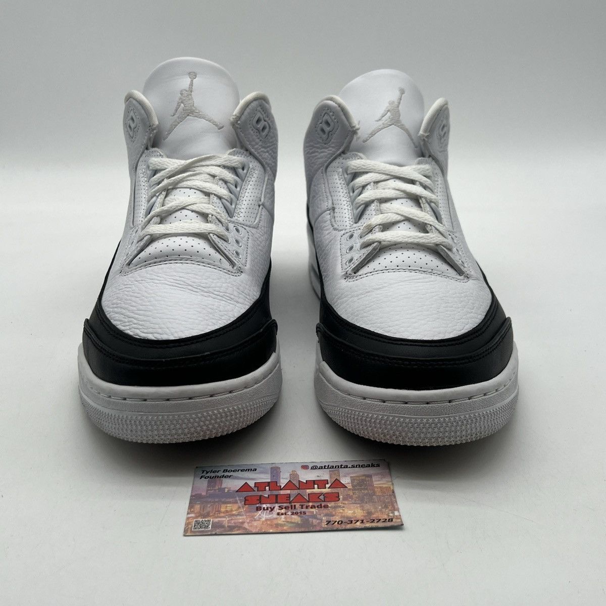 Jordan Brand Fragment design x air Jordan 3 white Size US 12 / EU 45 - 2 Thumbnail