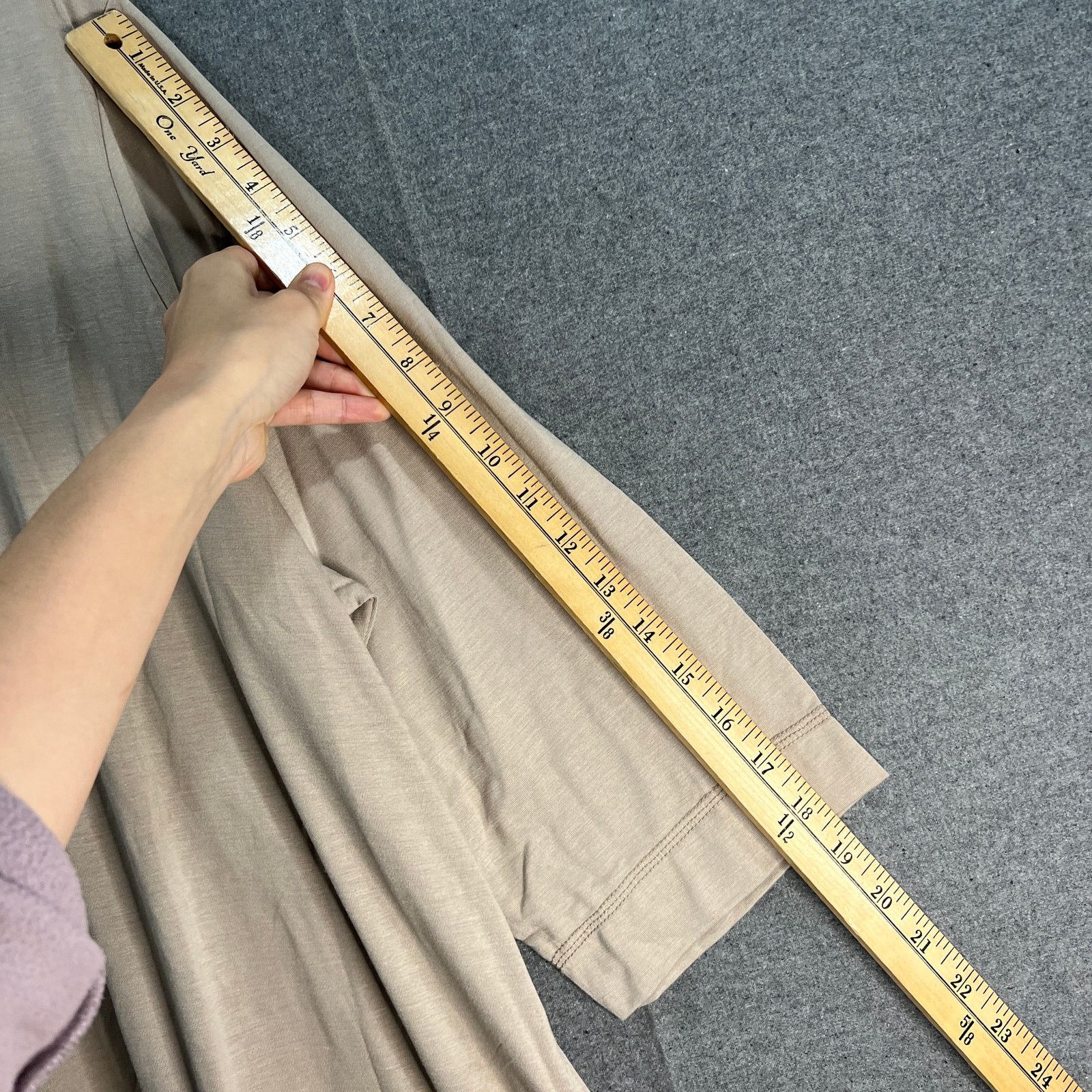 Isaac Mizrahi Isaac Mizrahi Live! Soho Top with 3/4 Sleeves Wheat, Size 3X Size 3XL / US 20-22 - 5 Thumbnail