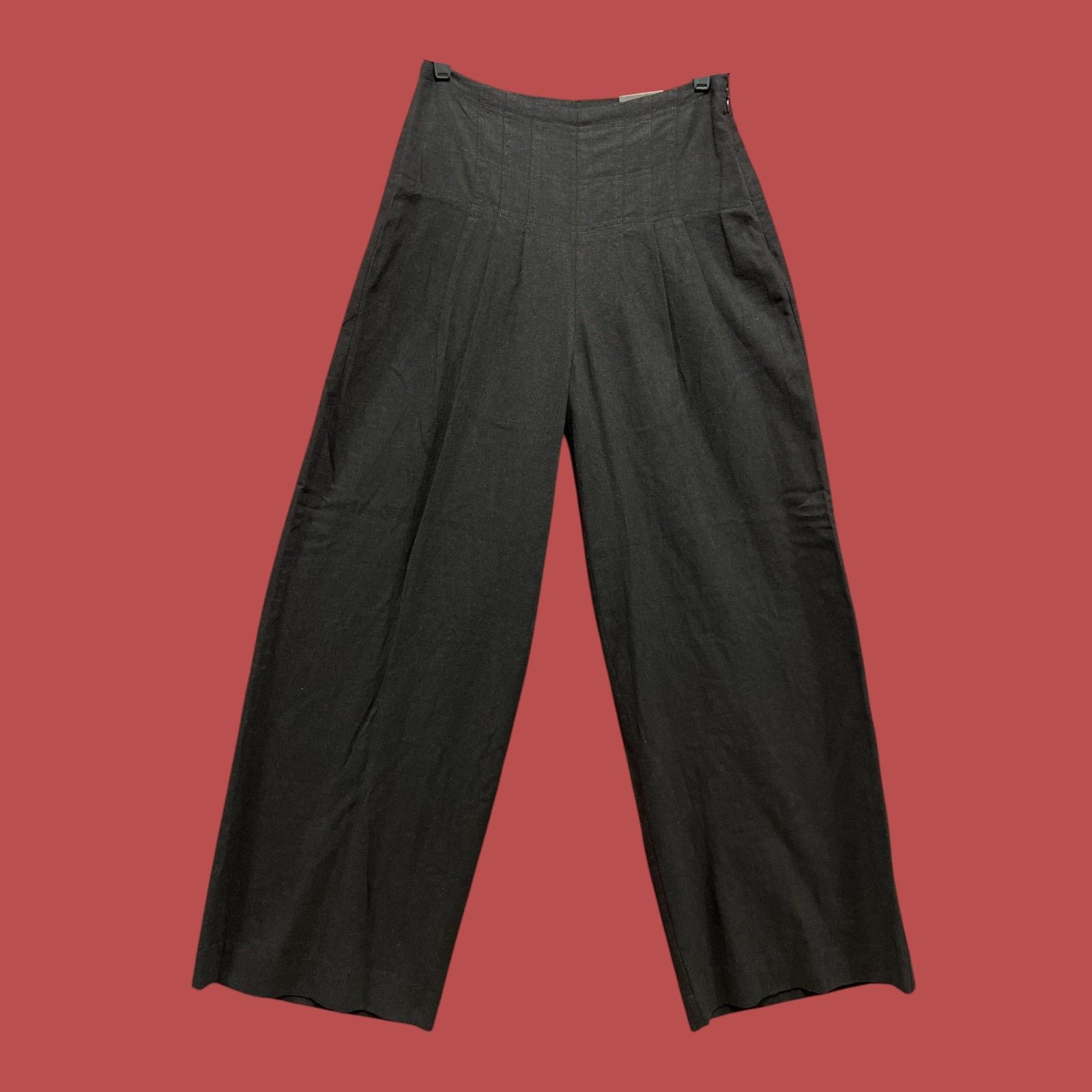 Worthington Worthington - Women's High-Rise Regular Fit Wide - Leg Trous Size 26" / US 2 / IT 38 - 1 Thumbnail