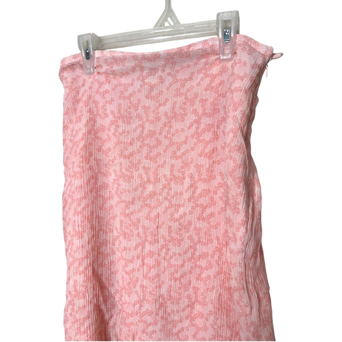 Merona Vintage Merona Y2K Pink 100% Silk Skirt Size Small Size 26" / US 2 / IT 38 - 2 Thumbnail
