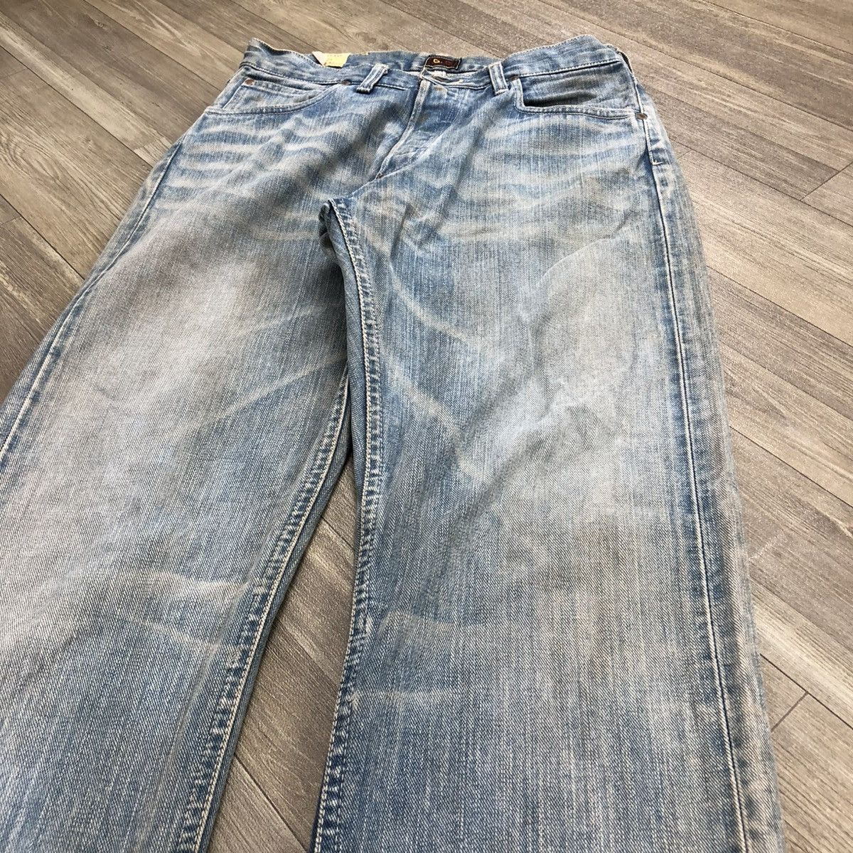 Sugar Cane 🇯🇵90s Vintage Sugar Cane Selvedge Faded Jeans Japanese Brand Size US 30 / EU 46 - 4 Thumbnail
