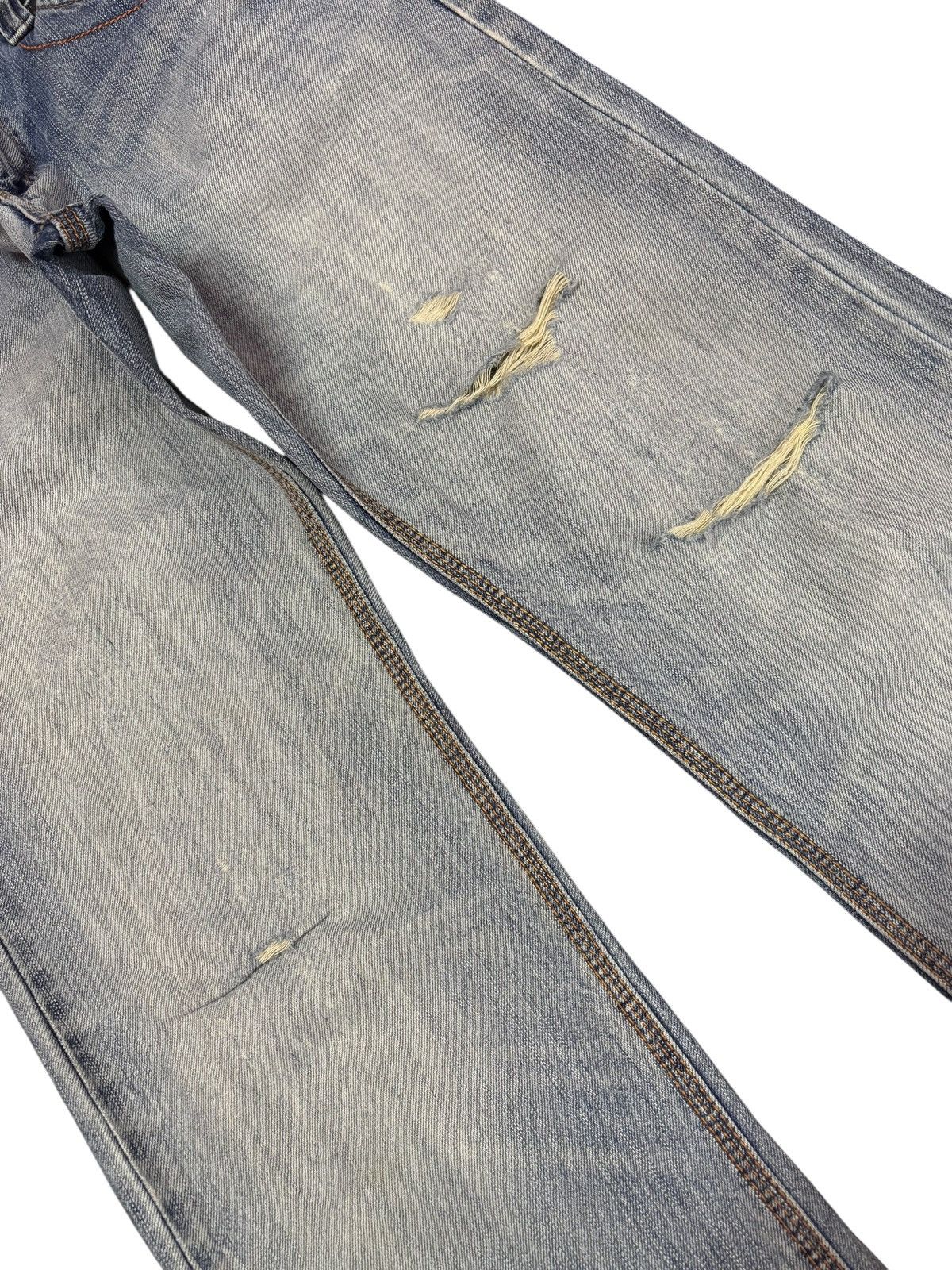 Edwin Vtg Edwin XV Japan 403 Distressed Jeans Size US 30 / EU 46 - 4 Thumbnail