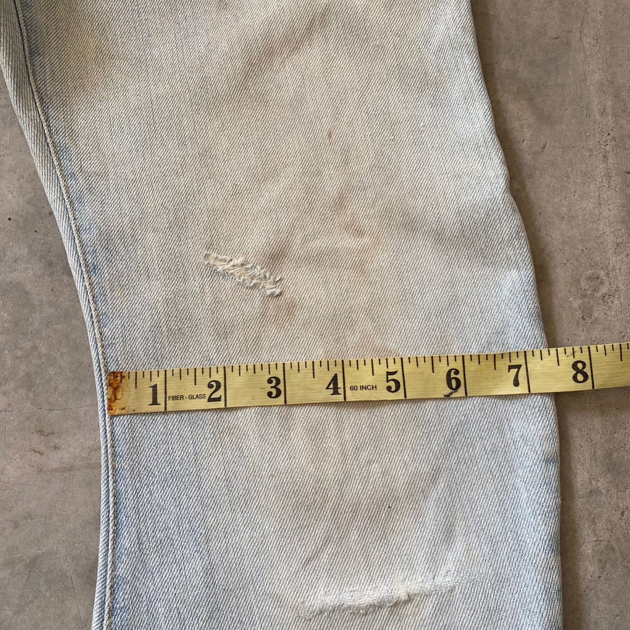 Attachment Vintage Attachment Japanese Brand Distressed Flare Denim Size US 30 / EU 46 - 9 Thumbnail