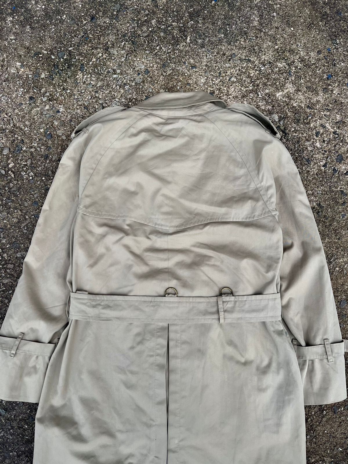 Burberry × Vintage Vintage Luxury Burberry Nova Check Women's Trenh Coat Size L / US 10 / IT 46 - 14 Thumbnail