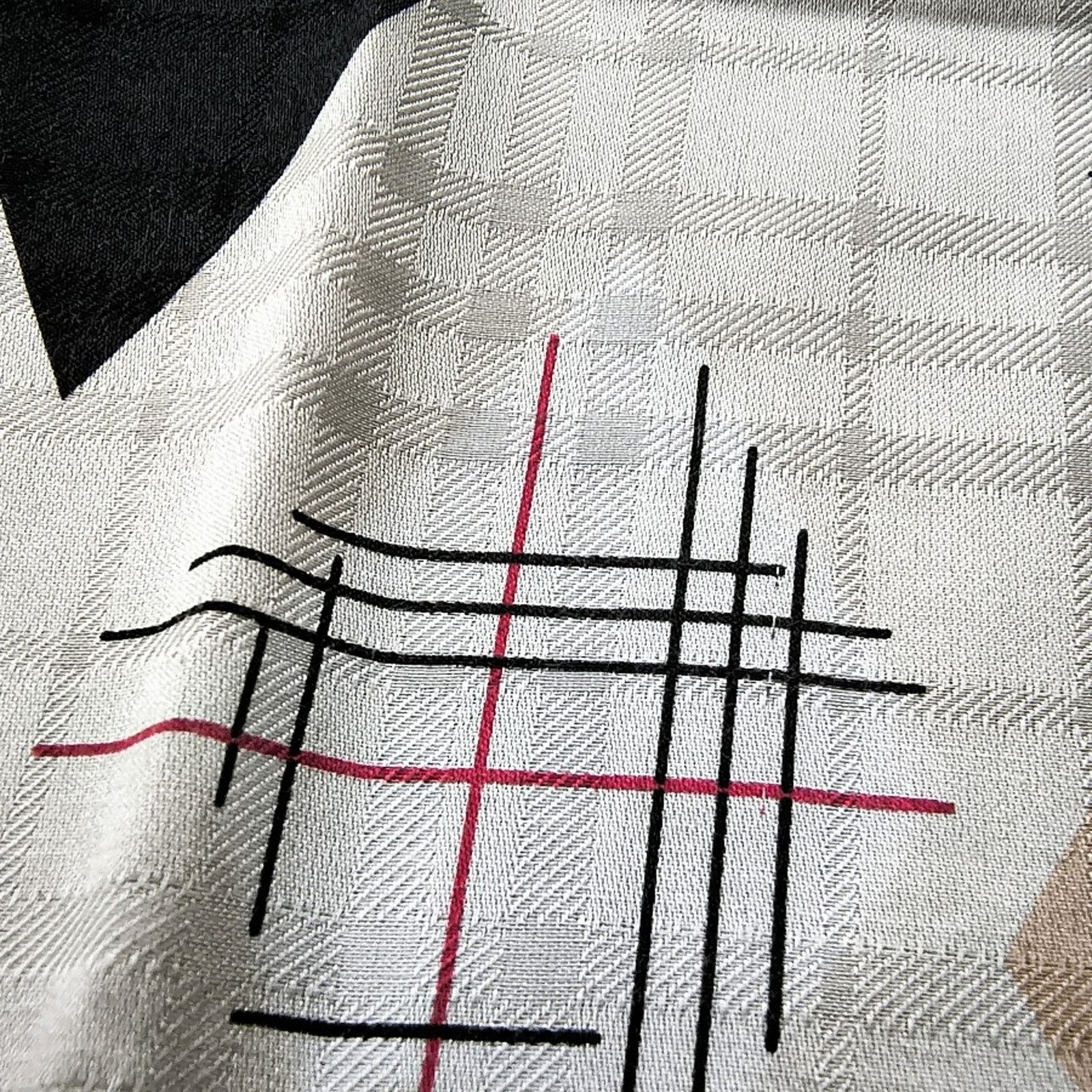 Burberry Burberry Nova Check Design - Silk Handkerchief Scarf Size ONE SIZE - 9 Thumbnail