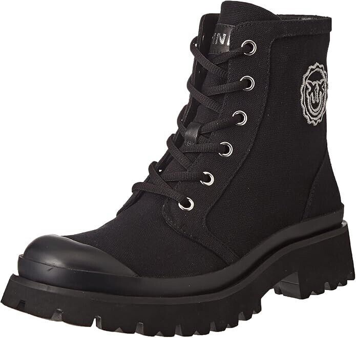 Pinko PINKO Donna Tronchetto Canvas Women Boots Size 38/8 Size US 8 / IT 38 - 1 Thumbnail