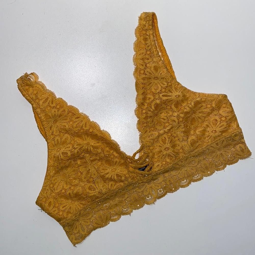 Designer Lace & Sheer Bralette Size Medium Size ONE SIZE - 1 Thumbnail