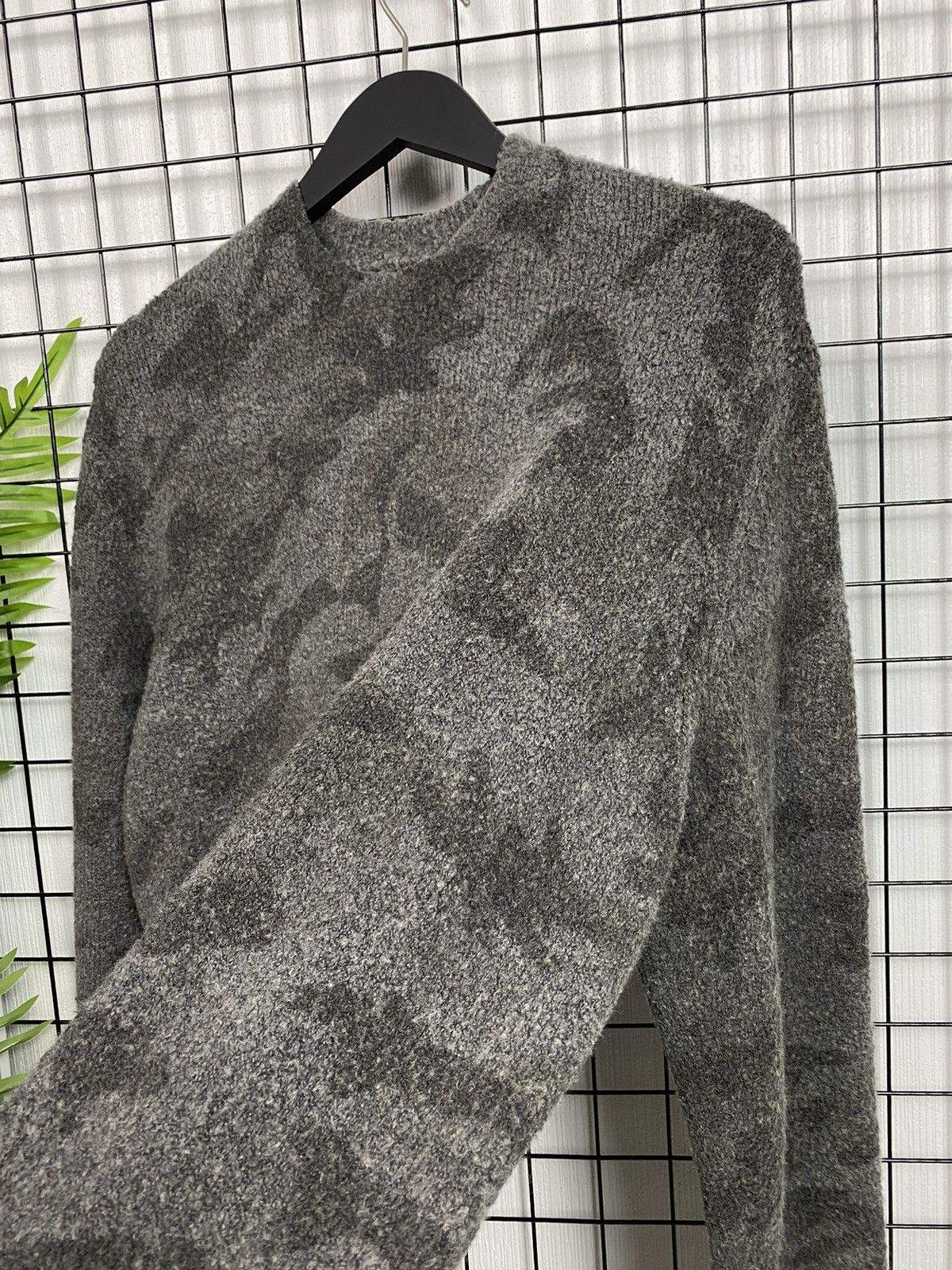 Allsaints × Designer AllSaints Camo sweater mohair men M size y2k Avant-garde Size US M / EU 48-50 / 2 - 9 Thumbnail