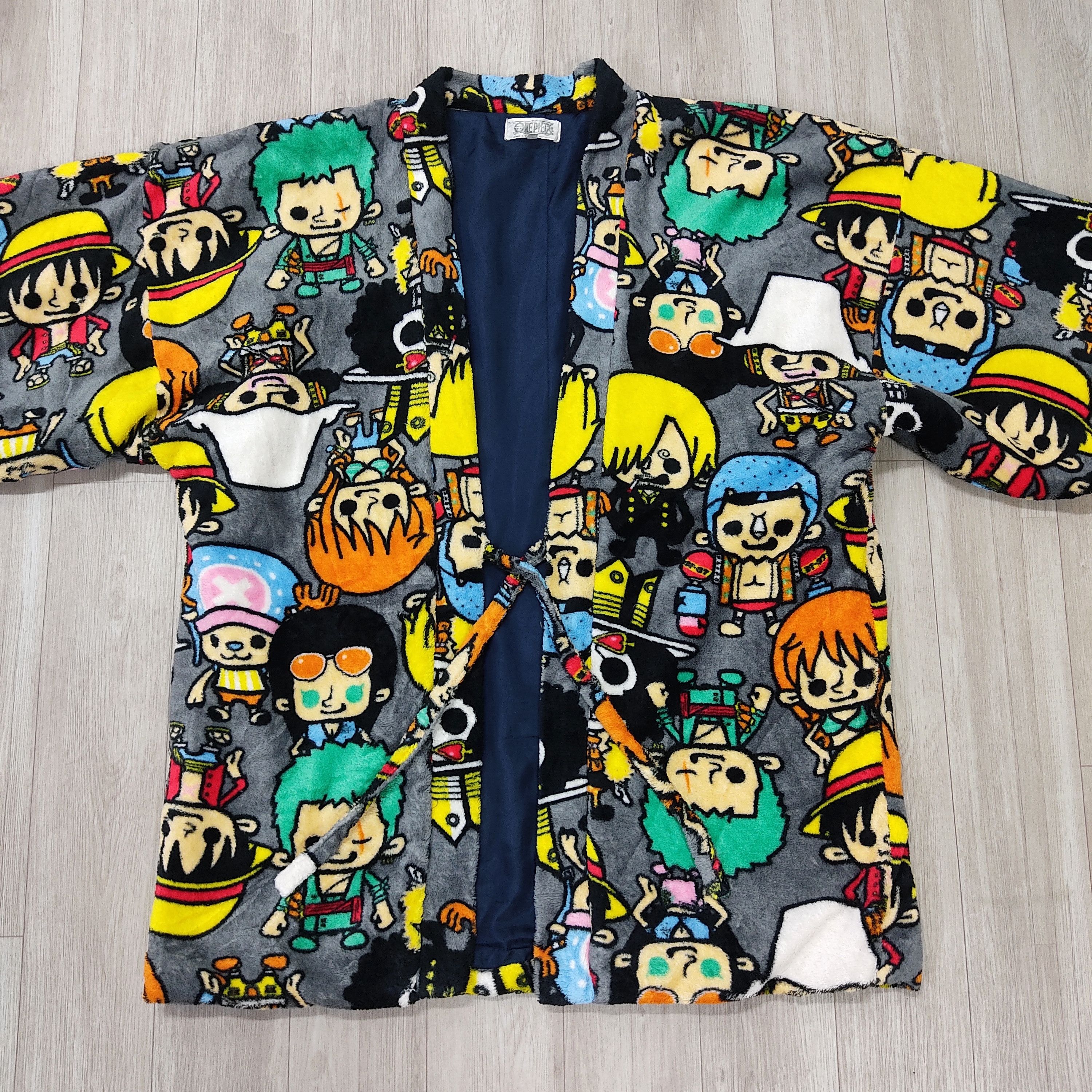Anime ONE PIECE Anime Multicolour Yutaka Kimono Fleece Size US L / EU 52-54 / 3 - 5 Thumbnail