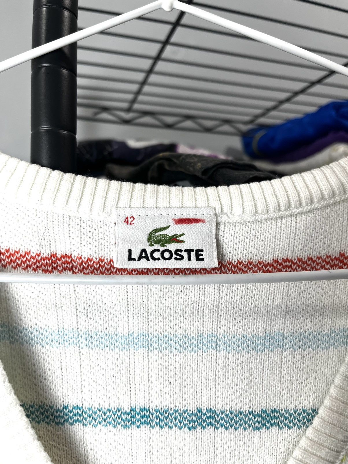 Lacoste 1990’s Vintage Lacoste Knit Sweater Vest Size US M / EU 48-50 / 2 - 3 Thumbnail