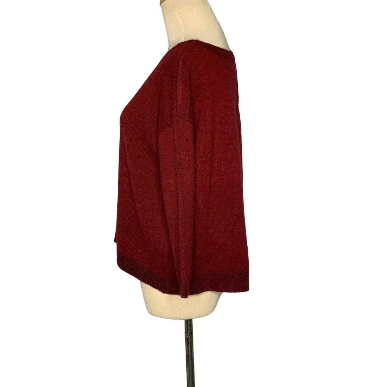 BB Dakota BB Dakota red split back oversized sweater size XS Size XS / US 0-2 / IT 36-38 - 6 Thumbnail