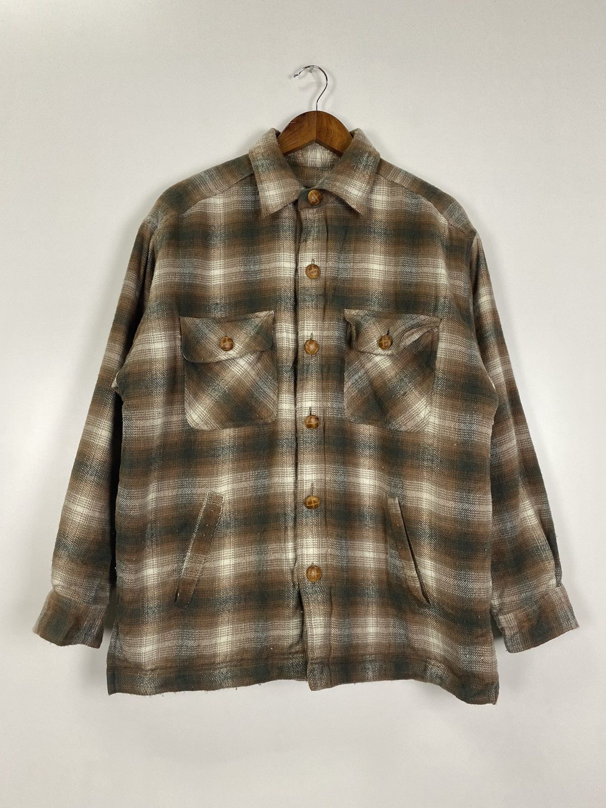 Uniqlo × Vintage Vintage 90s Uniqlo Tartan Jacket Size US M / EU 48-50 / 2 - 2 Thumbnail