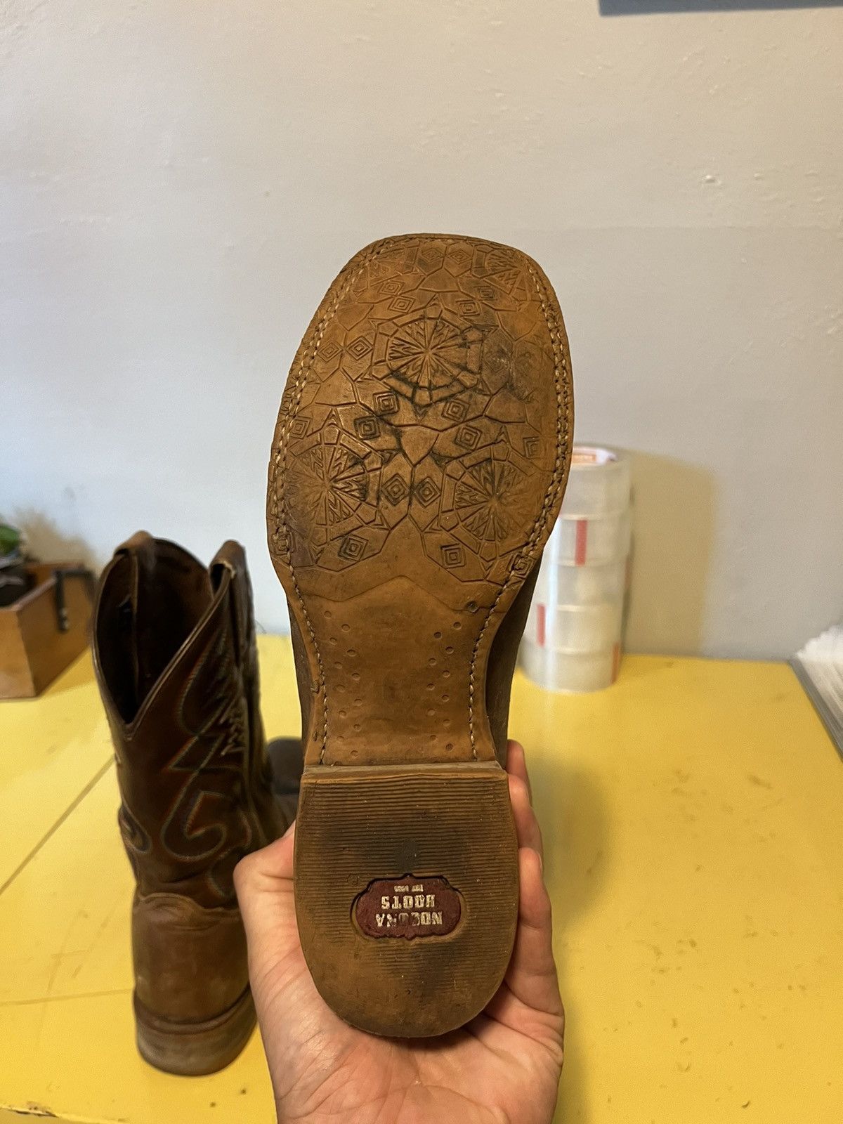 Nocona Nocona Cowboy Boots Sz 8.5 B Size US 8.5 / EU 41-42 - 8 Thumbnail