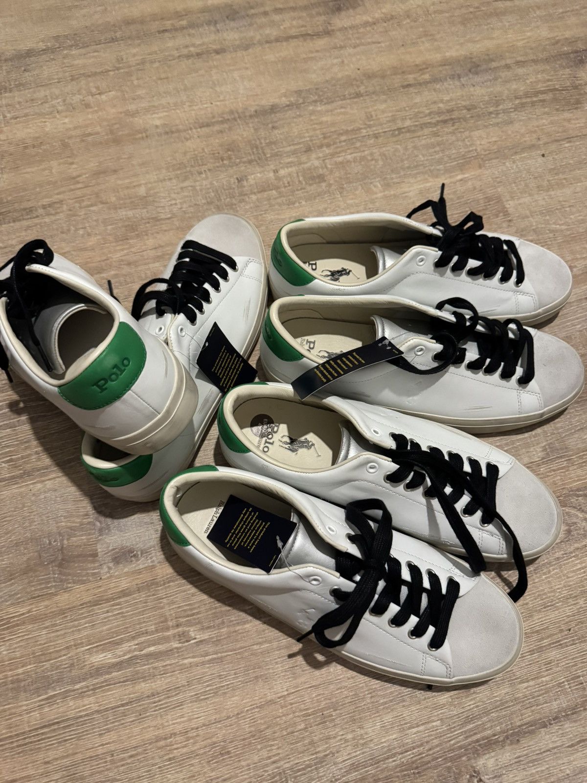 Polo Ralph Lauren Polo Ralph Lauren White Leather Trainers Size 43 27,5 cm Size US 10 / EU 43 - 2 Thumbnail