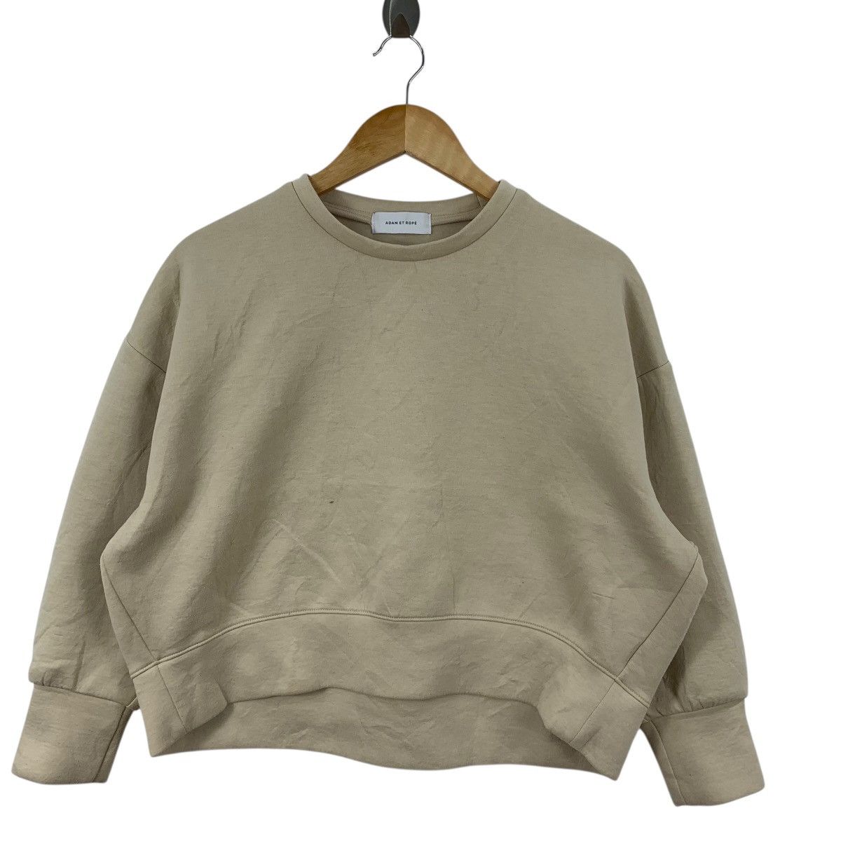 ADAM ET ROPE ADAM ET ROPE Made In Japan Plain Design Pastel Sweatshirt Size XXL / US 16-18 / IT 52-54 - 4 Thumbnail