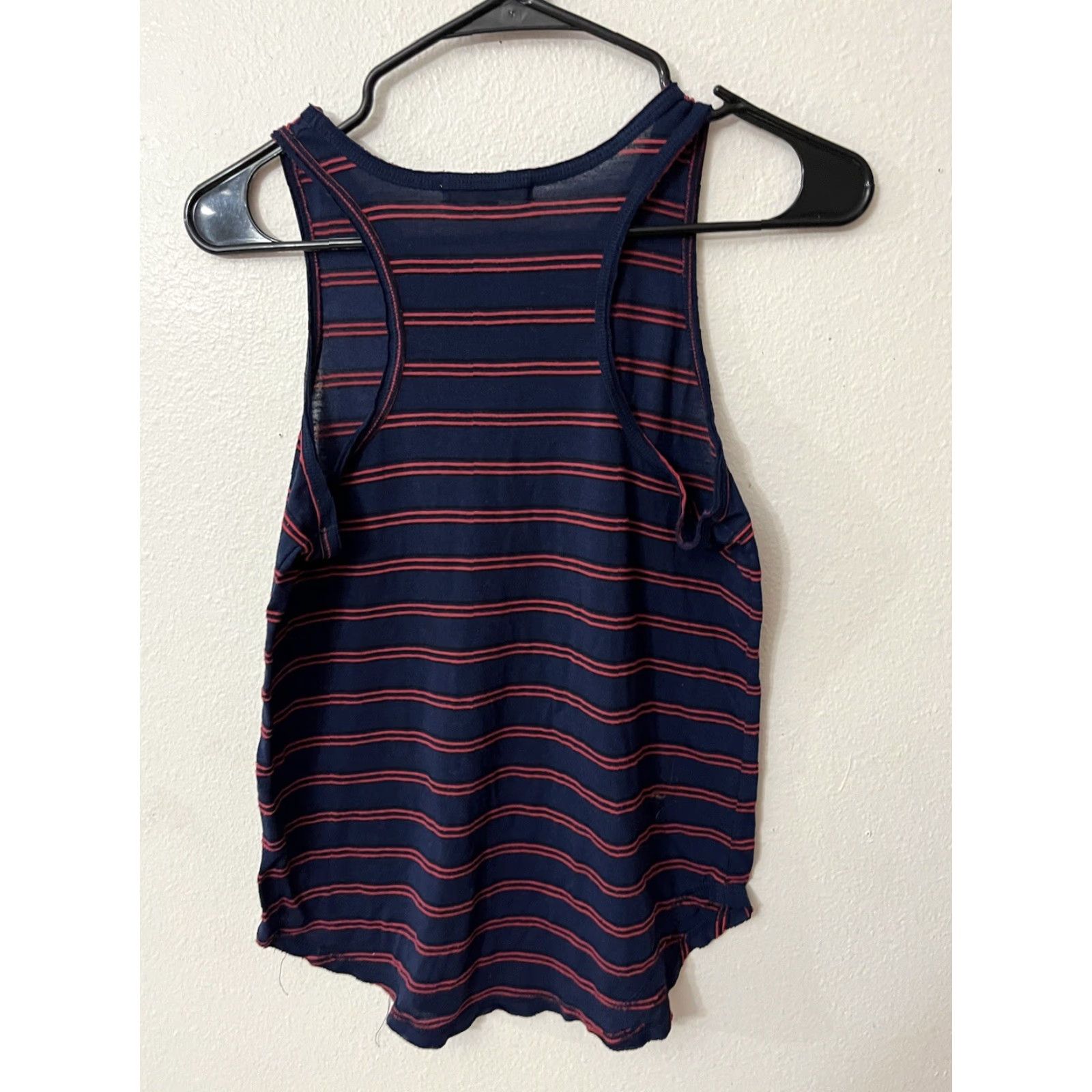 Vans Vans Womens Tank Top Striped Sheer Pullover Scoop Neck Small Multicolor Knit Logo 90s Style Block? Size S / US 4 / IT 40 - 3 Thumbnail
