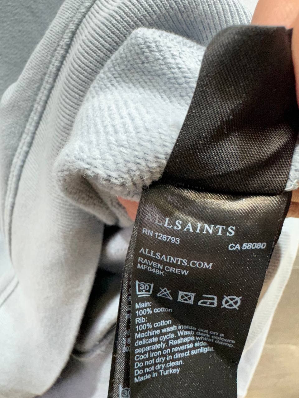 Other Allsaints Raven Crew Sweatshirt Mens Size US M / EU 48-50 / 2 - 10 Thumbnail