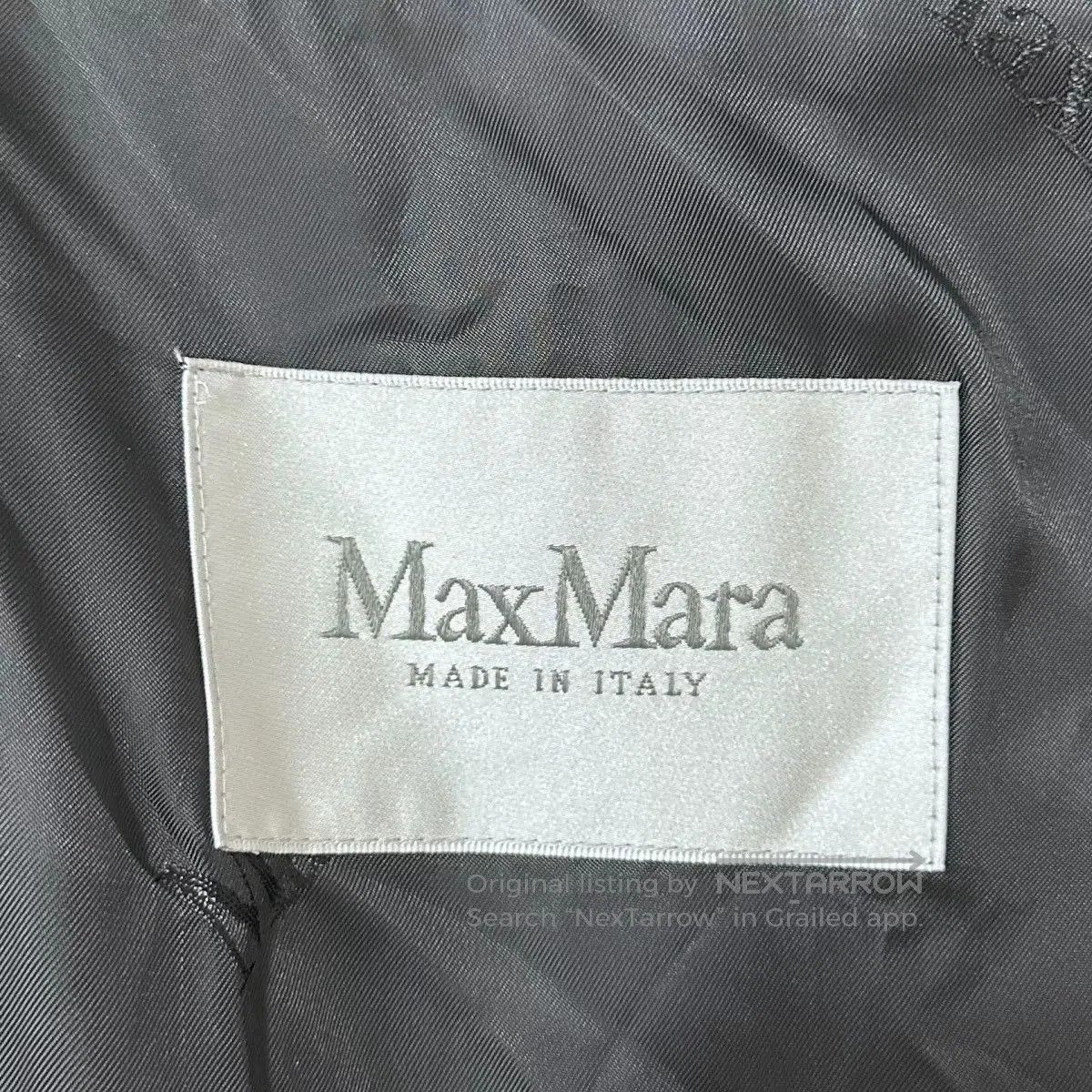 Max Mara Maxmara Rialto Black Coat Size 34. Size XS / US 0-2 / IT 36-38 - 4 Thumbnail