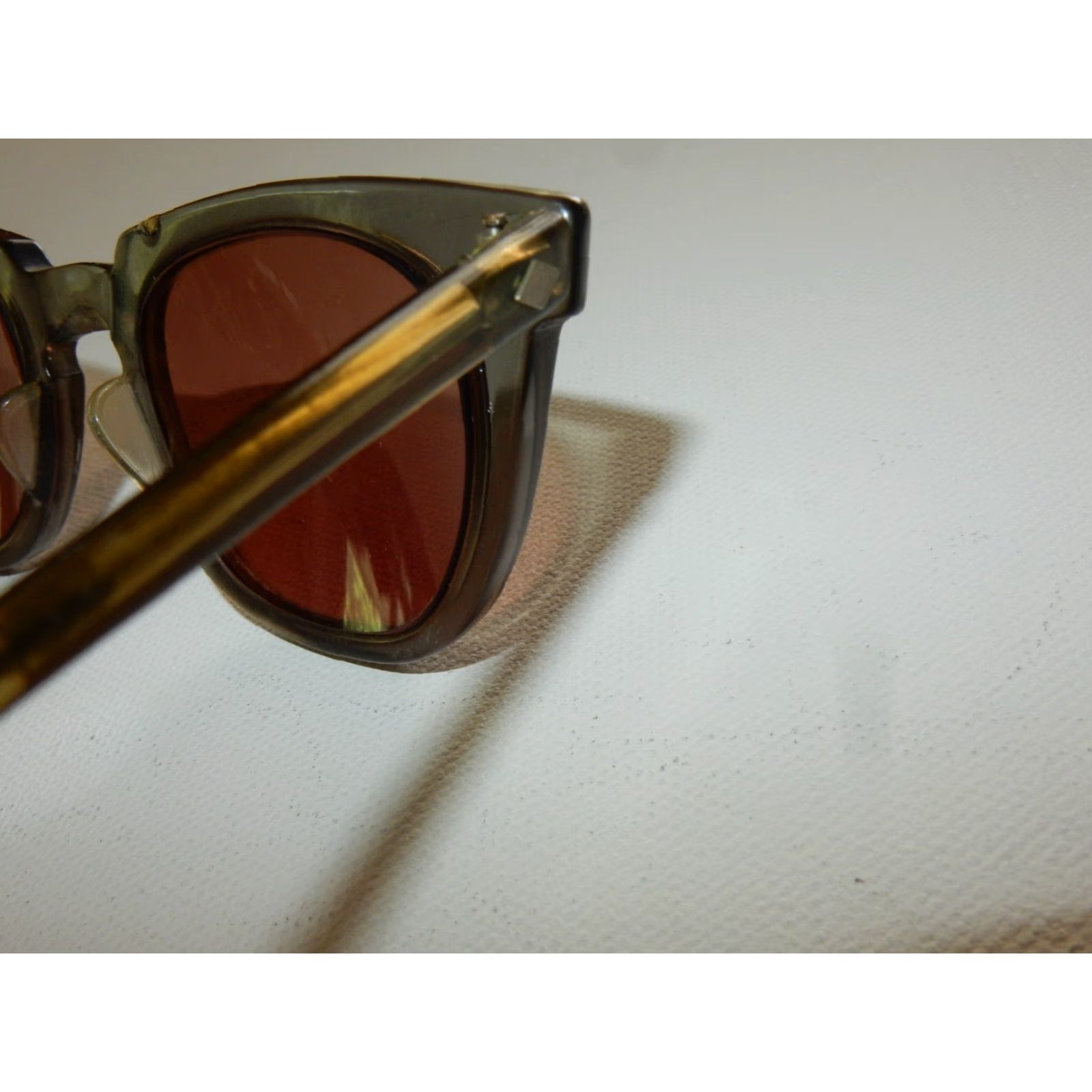 VINTAGE Titmus Sunglasses Men Adult Medium Gray 6.75/6 3/4 Z87