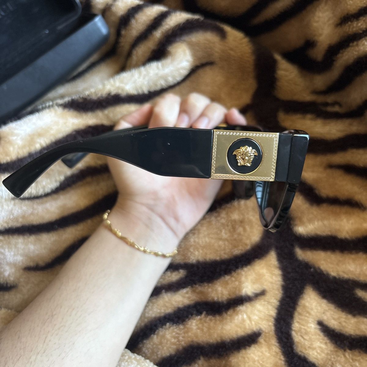 Versace Black versace biggie sunglasses Size ONE SIZE - 6 Thumbnail